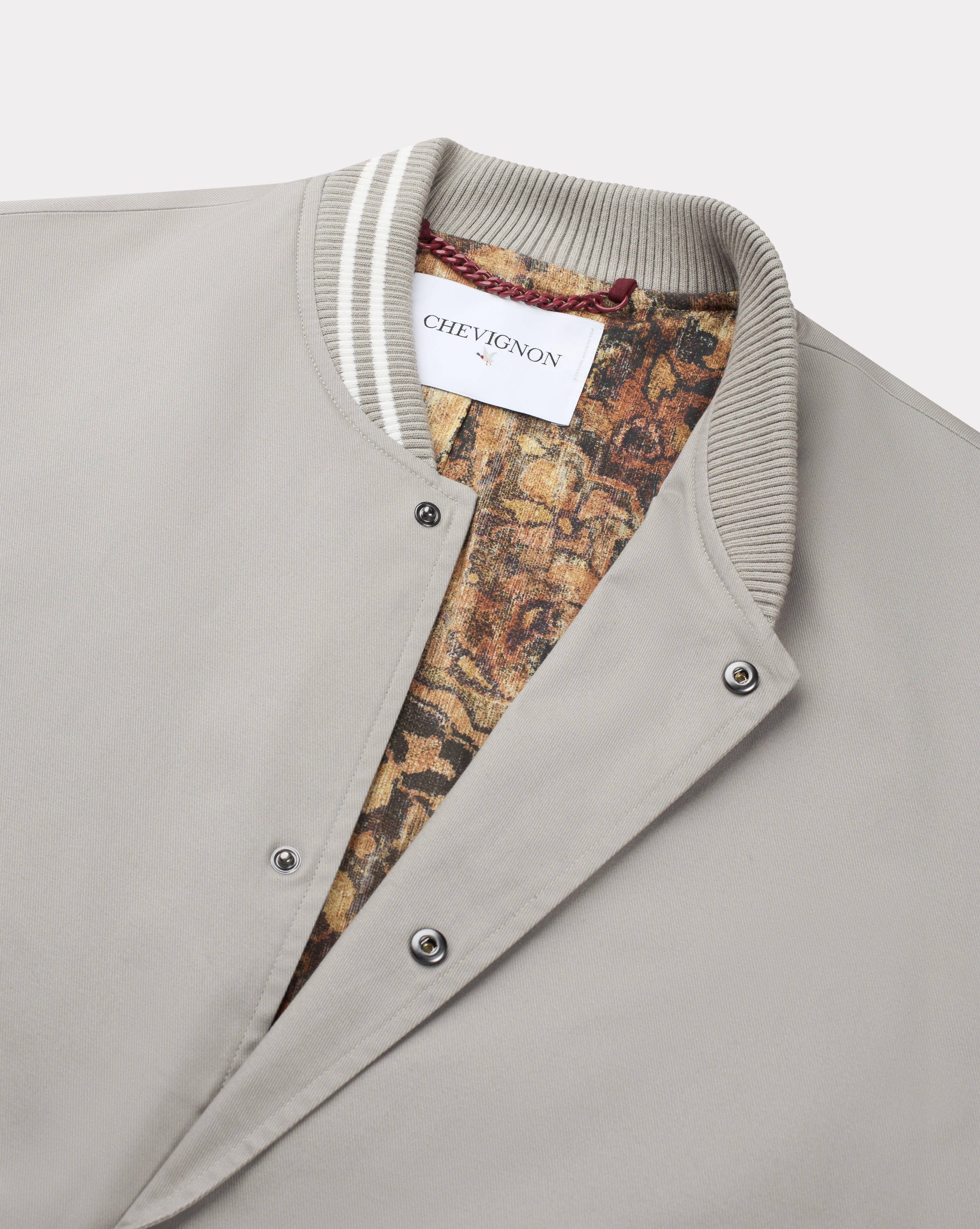 BLOUSON VARSITY GRIS sold by Chevignon product image thumbnail 5