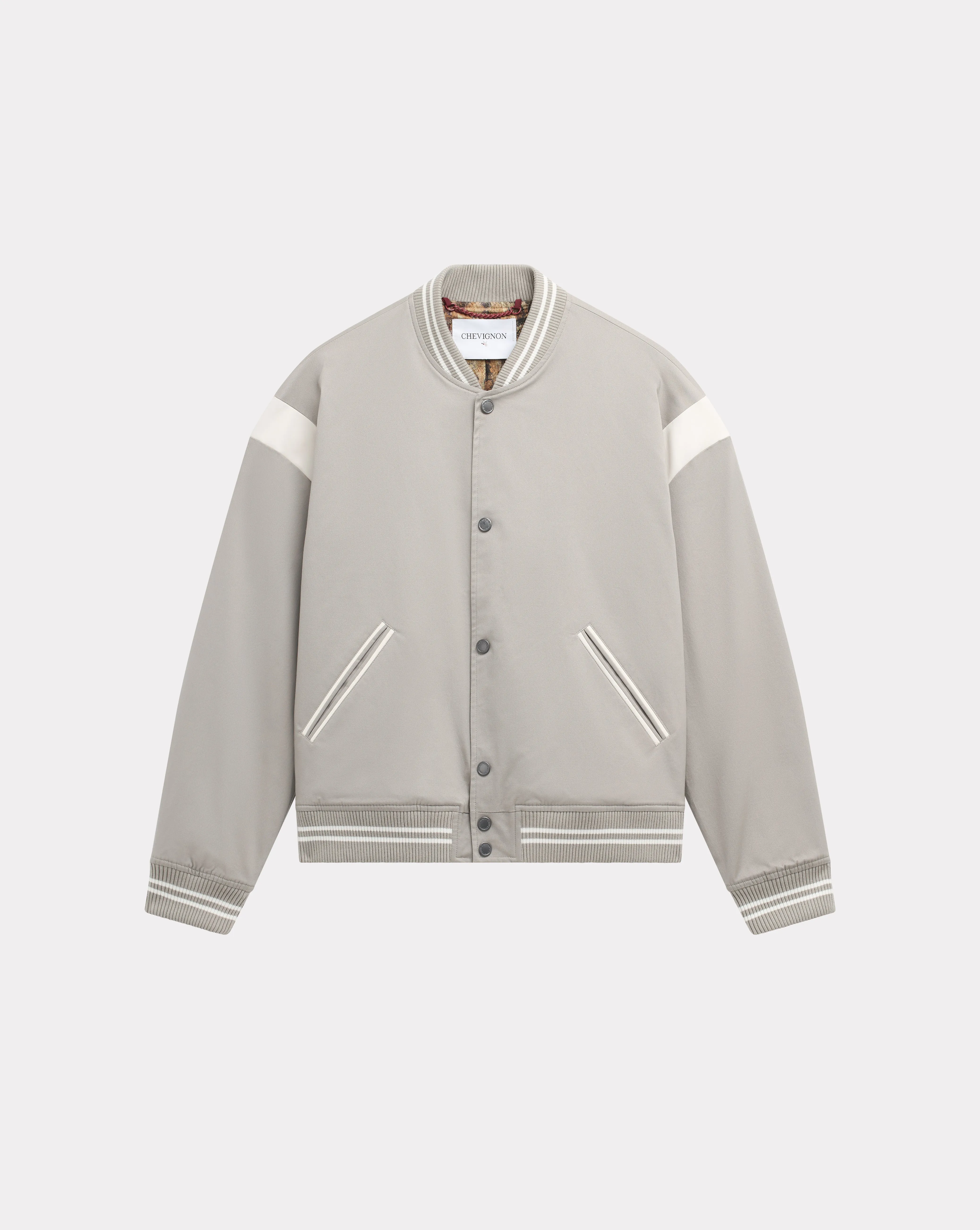 BLOUSON VARSITY GRIS sold by Chevignon