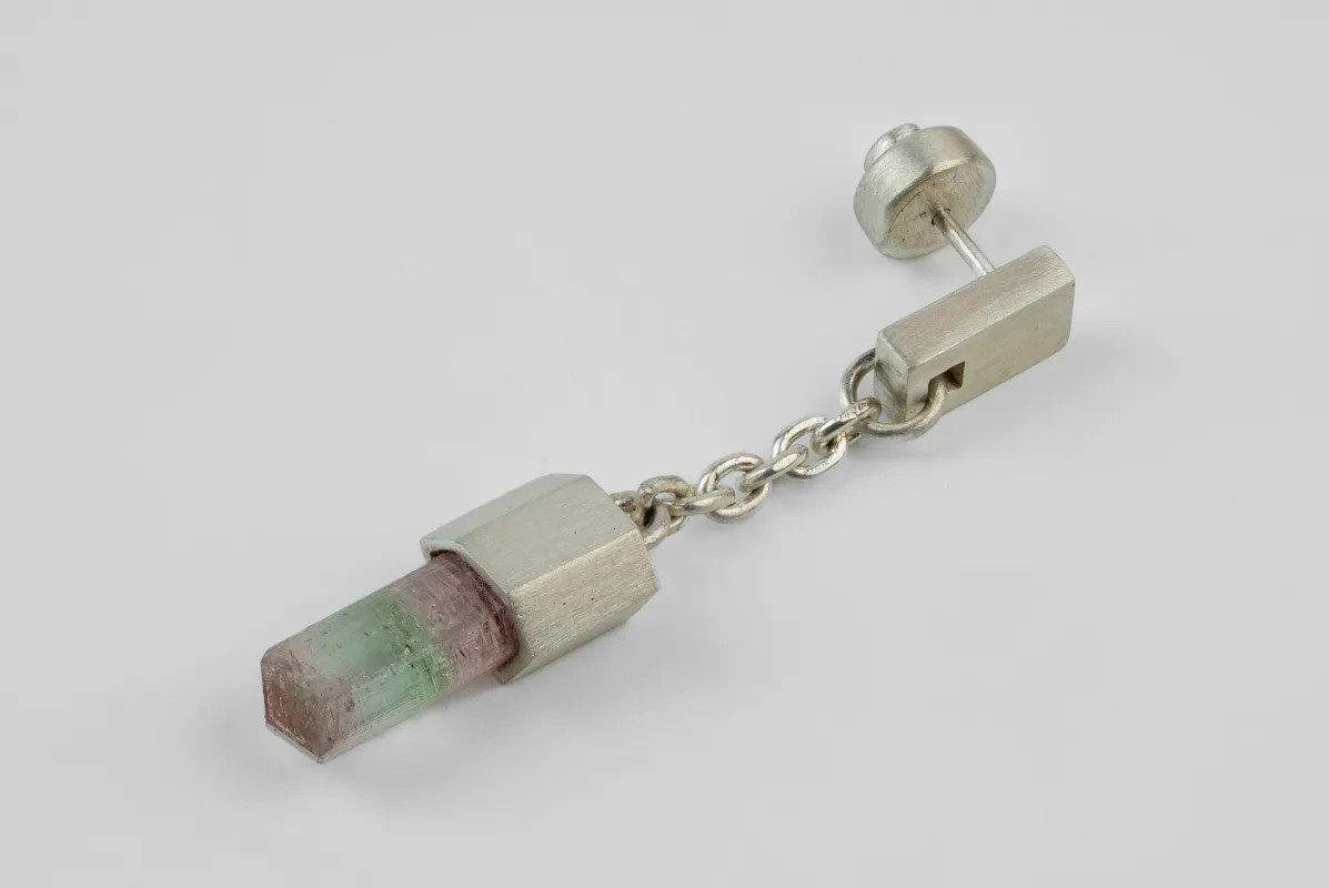 Talisman Dangle Earring (Rubellite, MA+RBL) sold by Parts of Four