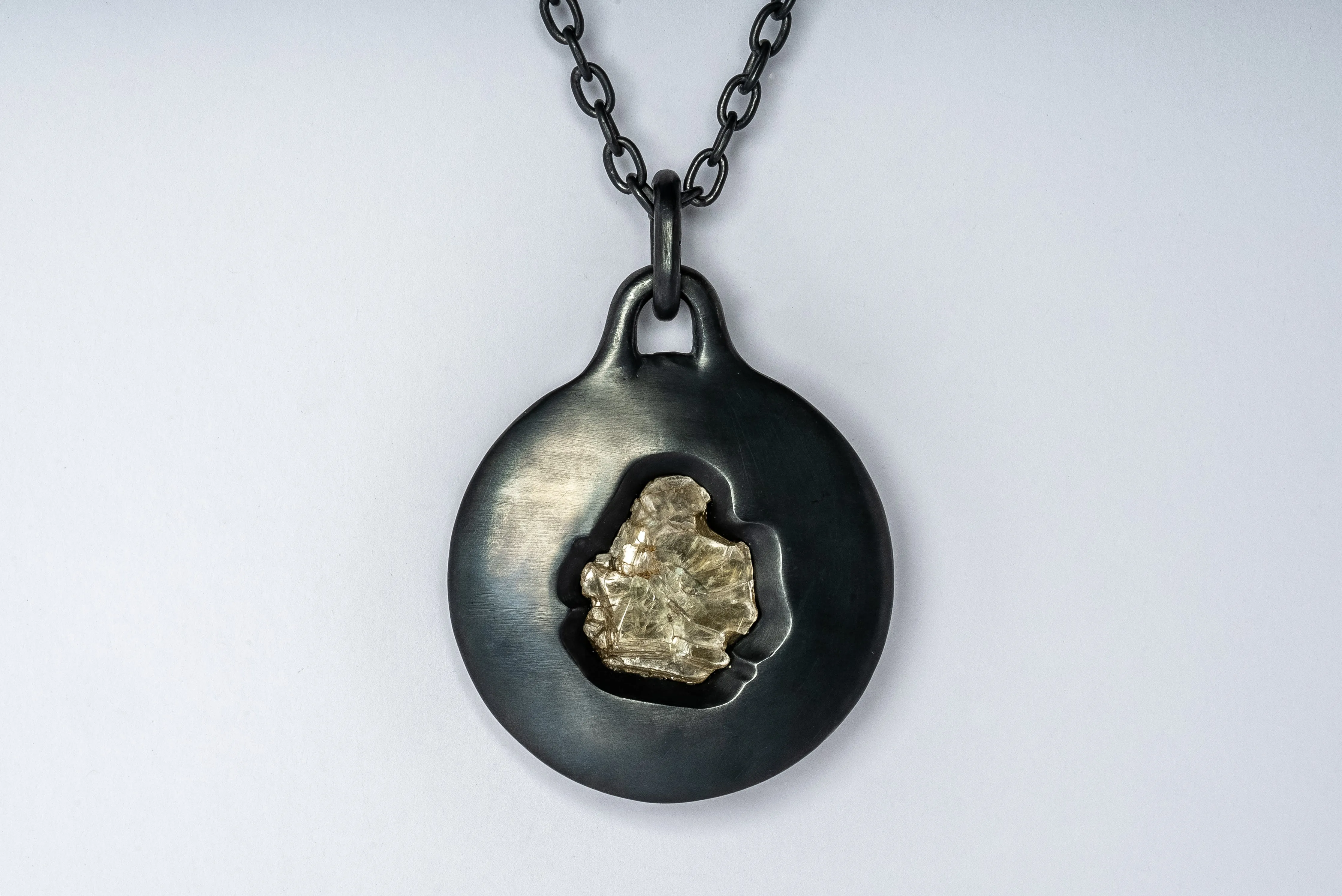 Morphed Disk Necklace (60mm, Apatite, KA+APA) sold by Parts of Four product image thumbnail 2