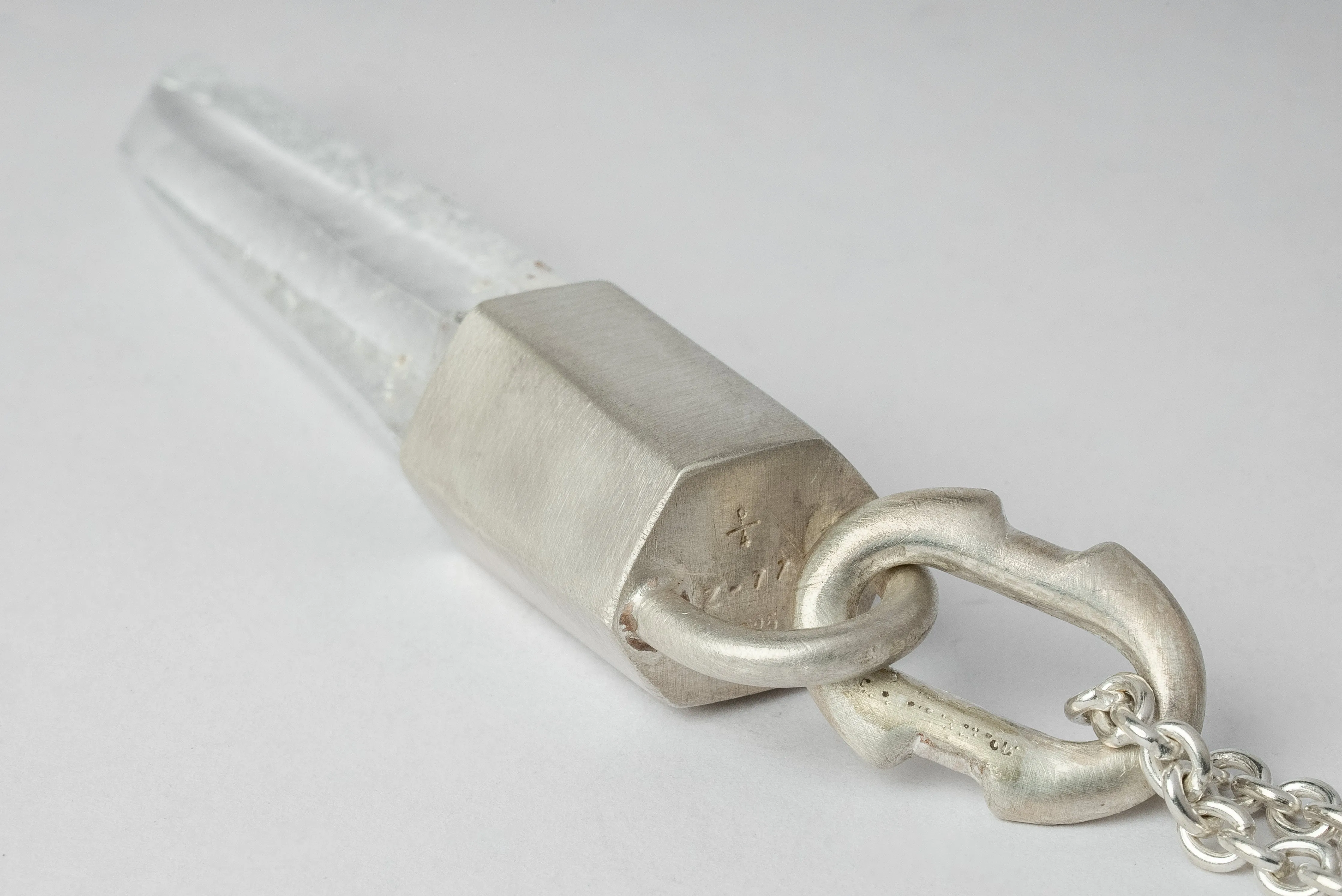 Talisman Necklace (Deco Linked, Lemurian Quartz, MA+LEM) sold by Parts of Four product image thumbnail 2