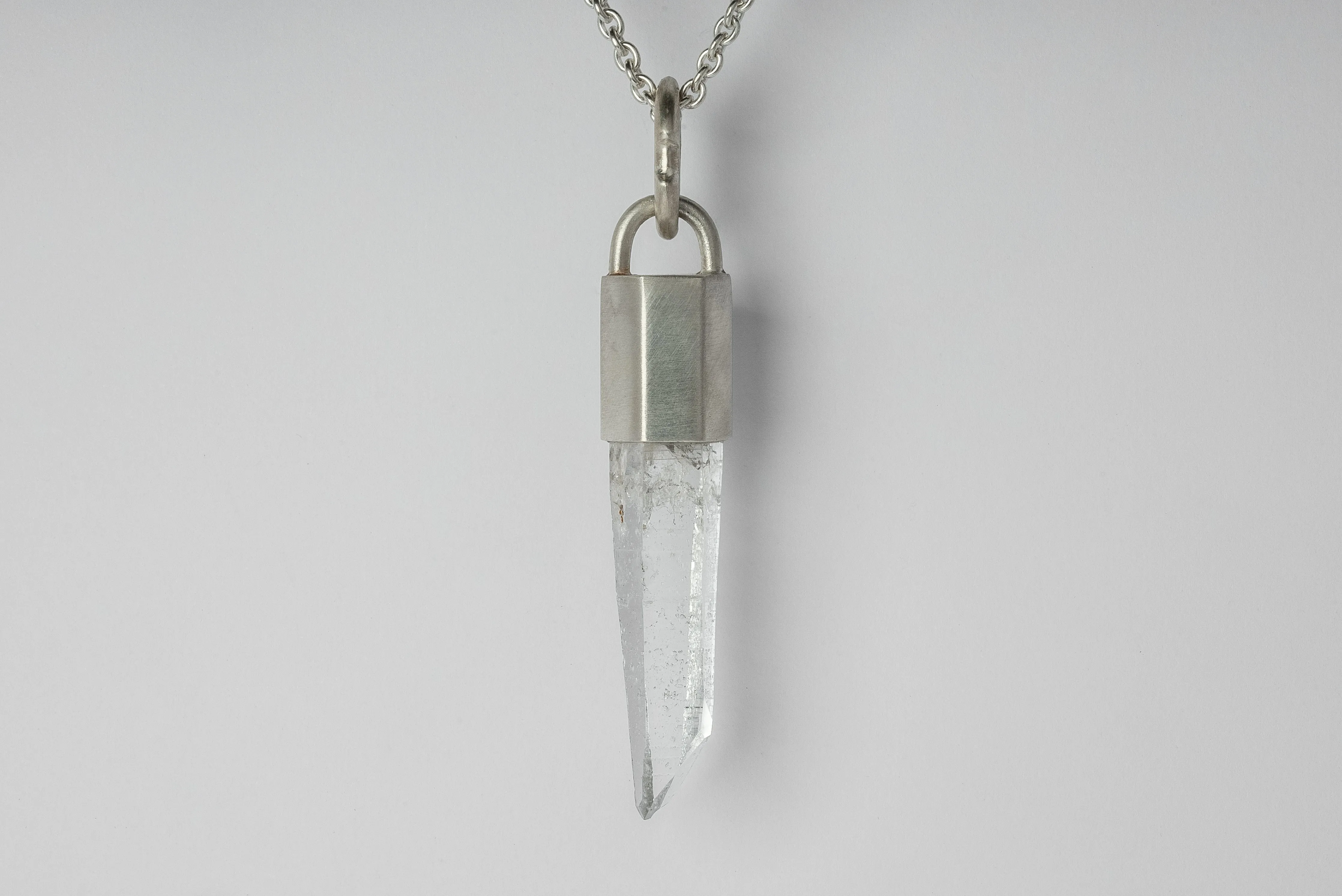 Talisman Necklace (Deco Linked, Lemurian Quartz, MA+LEM) sold by Parts of Four product image thumbnail 3