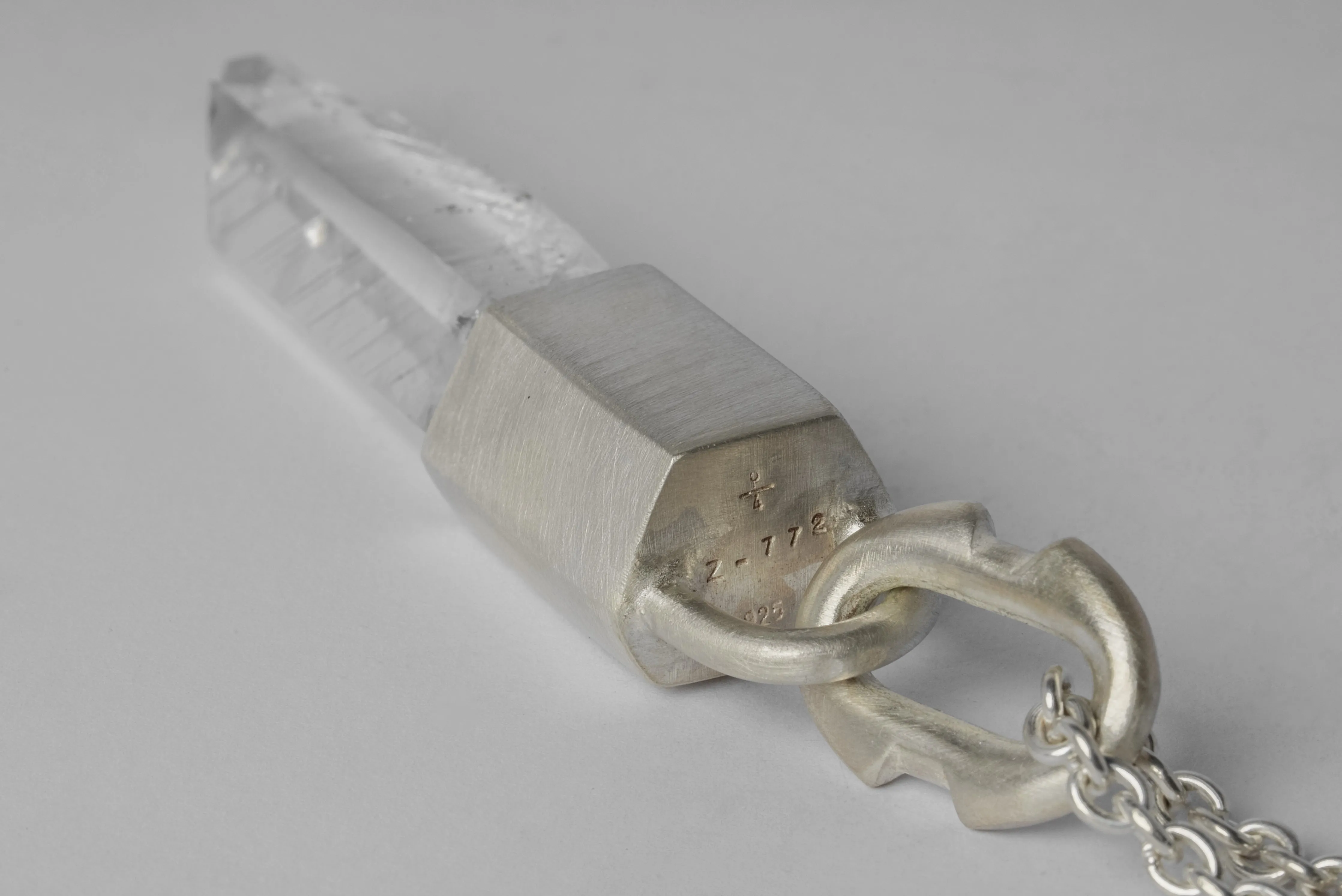 Talisman Necklace (Deco Linked, Lemurian Quartz, MA+LEM) sold by Parts of Four product image thumbnail 2