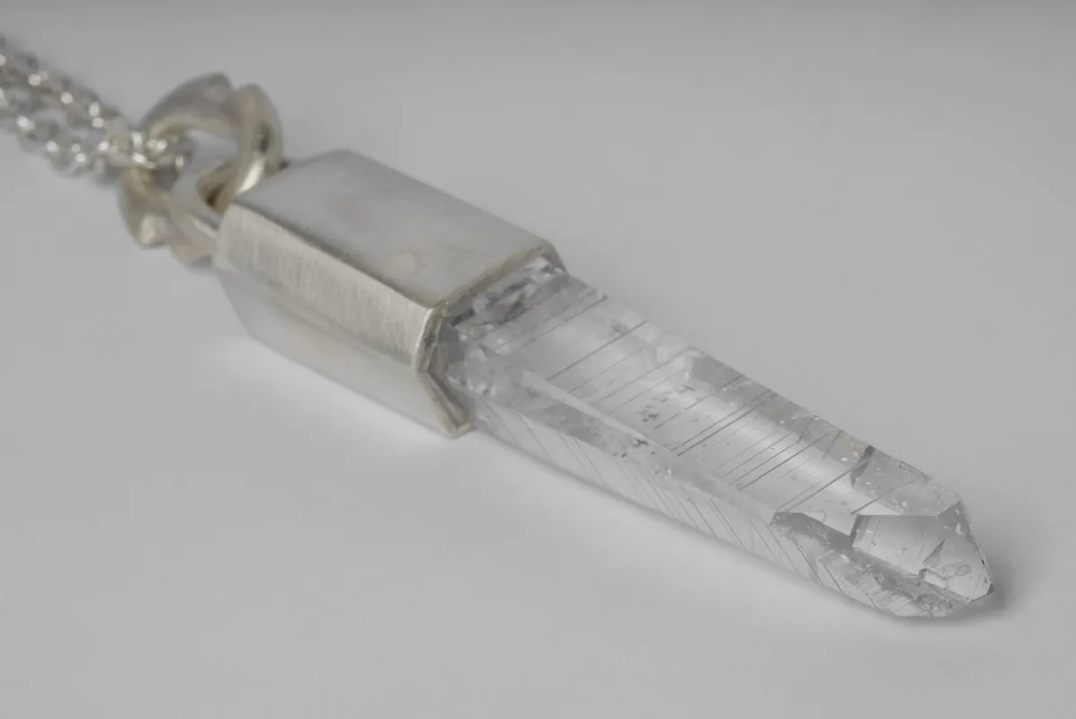 Talisman Necklace (Deco Linked, Lemurian Quartz, MA+LEM) sold by Parts of Four