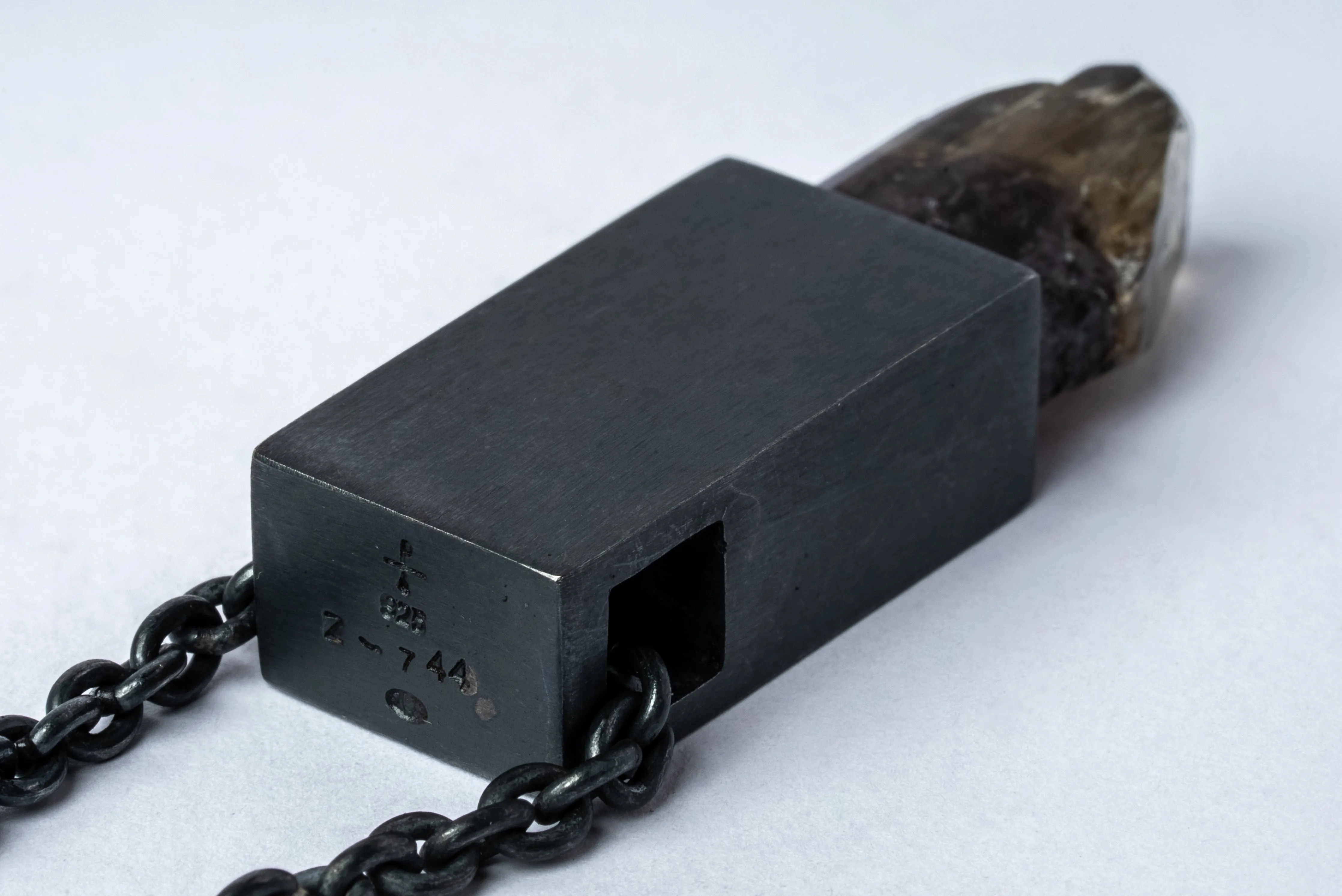 Talisman Cuboid Necklace (Tanzanite, KA+TAN) sold by Parts of Four product image thumbnail 2