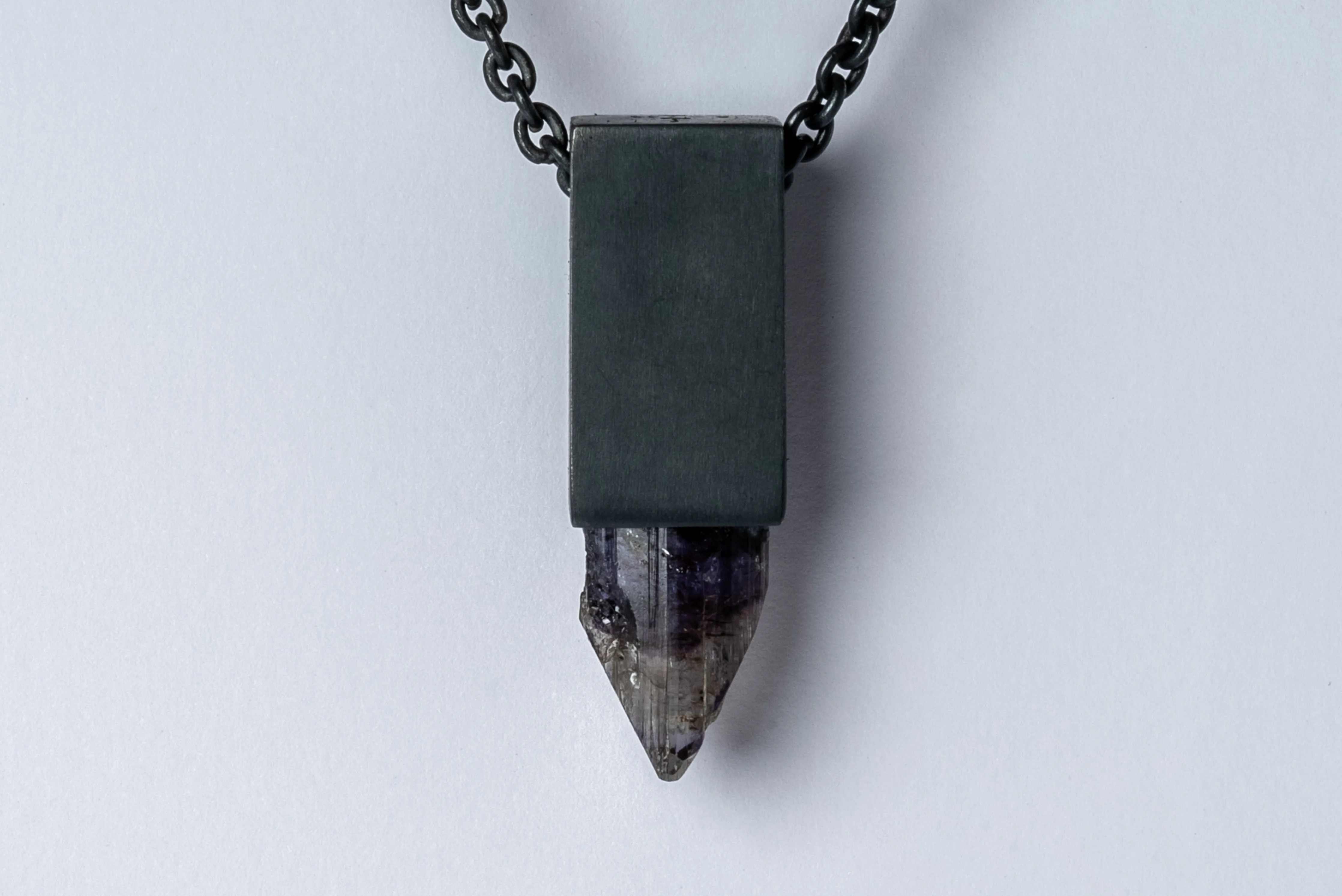Talisman Cuboid Necklace (Tanzanite, KA+TAN) sold by Parts of Four product image thumbnail 3