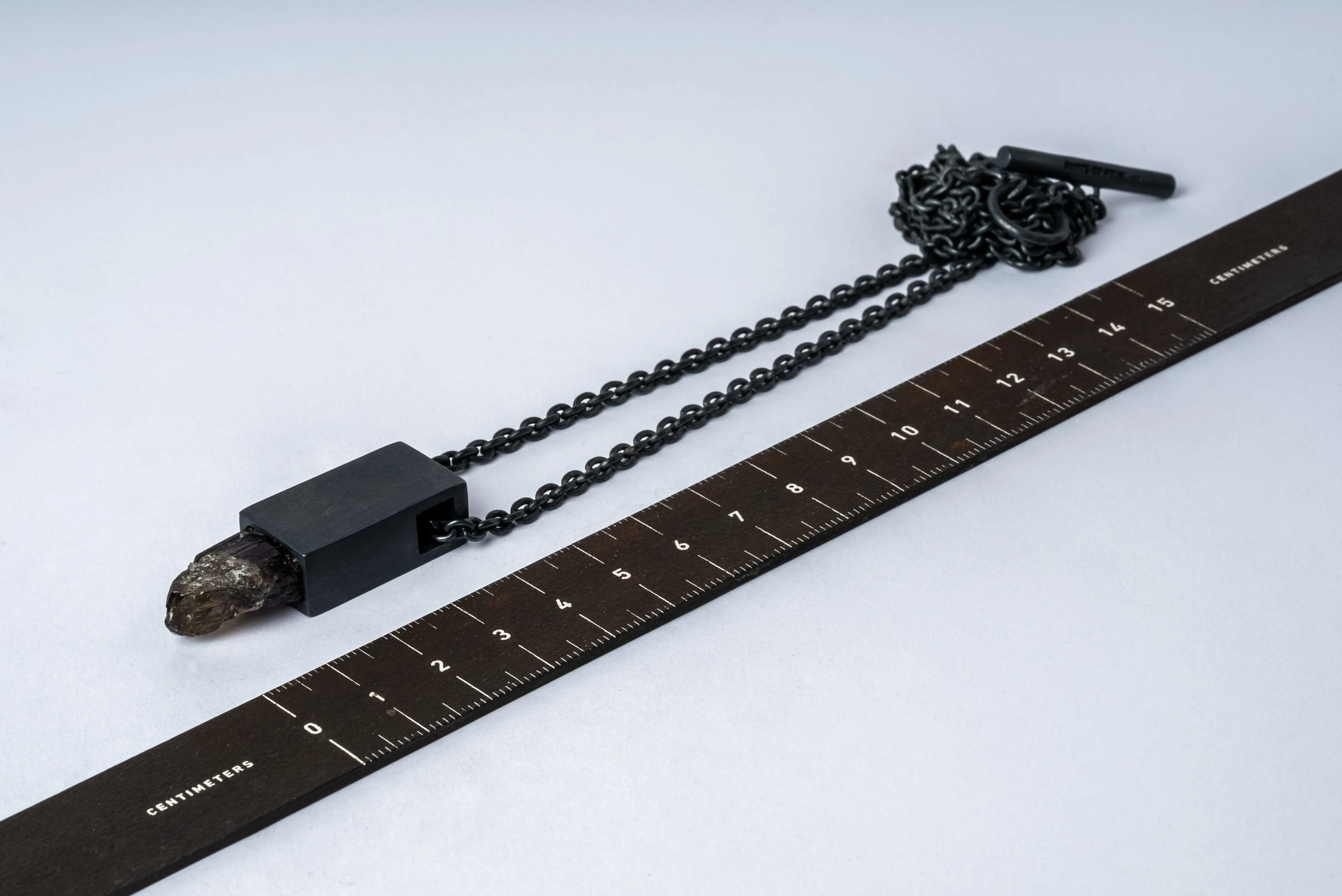 Talisman Cuboid Necklace (Tanzanite, KA+TAN) sold by Parts of Four product image thumbnail 4