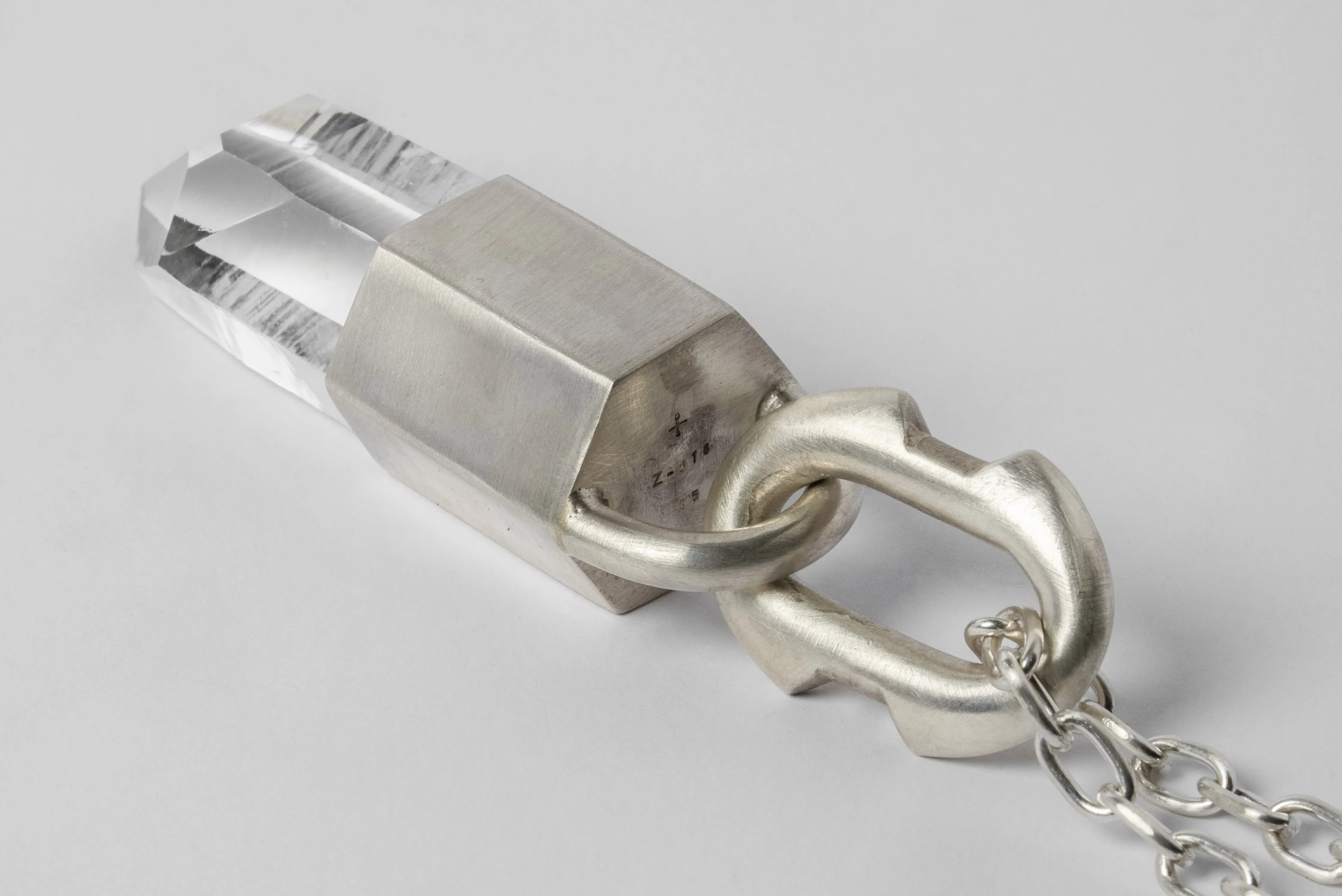 Talisman Necklace (Deco Linked, Lemurian Quartz, MA+LEM) sold by Parts of Four product image thumbnail 2