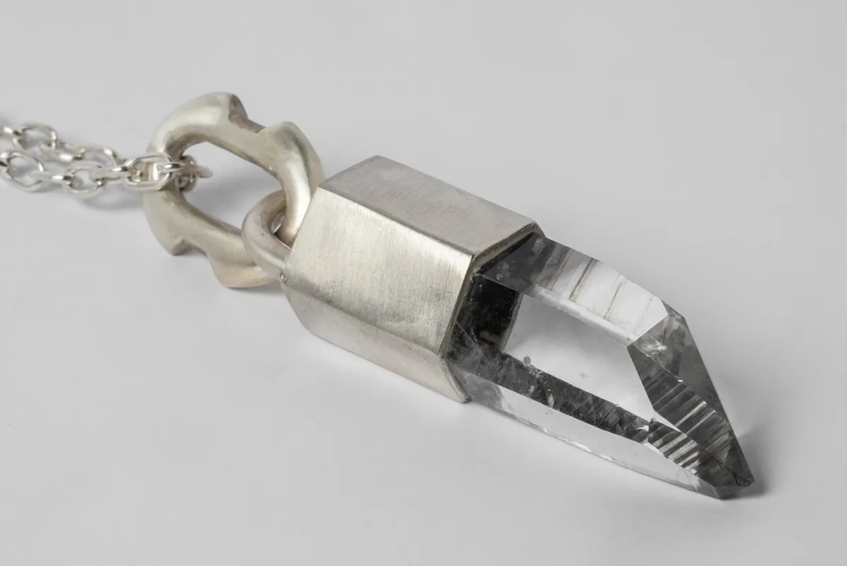 Talisman Necklace (Deco Linked, Lemurian Quartz, MA+LEM) sold by Parts of Four