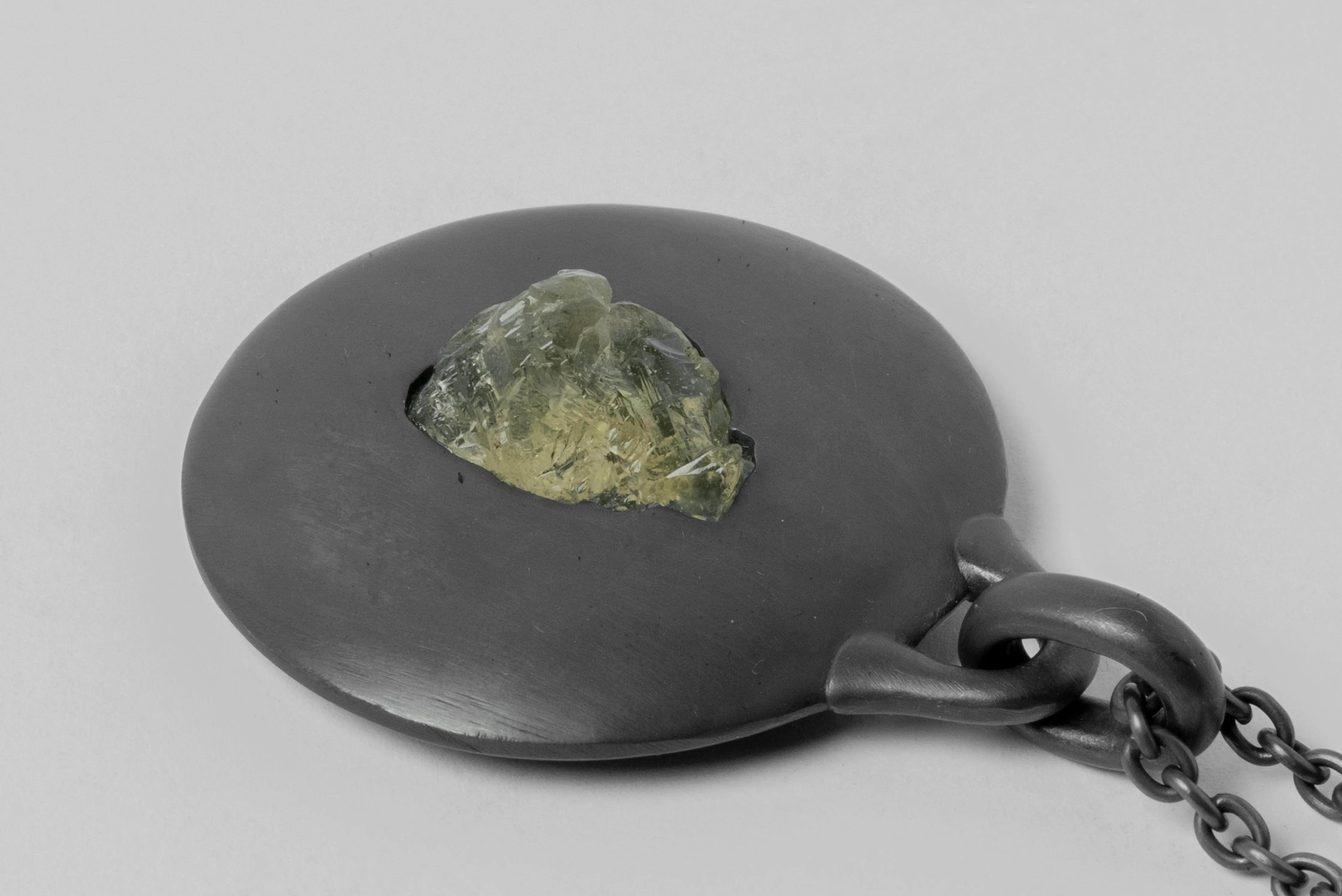 Morphed Disk Necklace (45mm, Heliodor, KA+HEL) sold by Parts of Four product image thumbnail 2