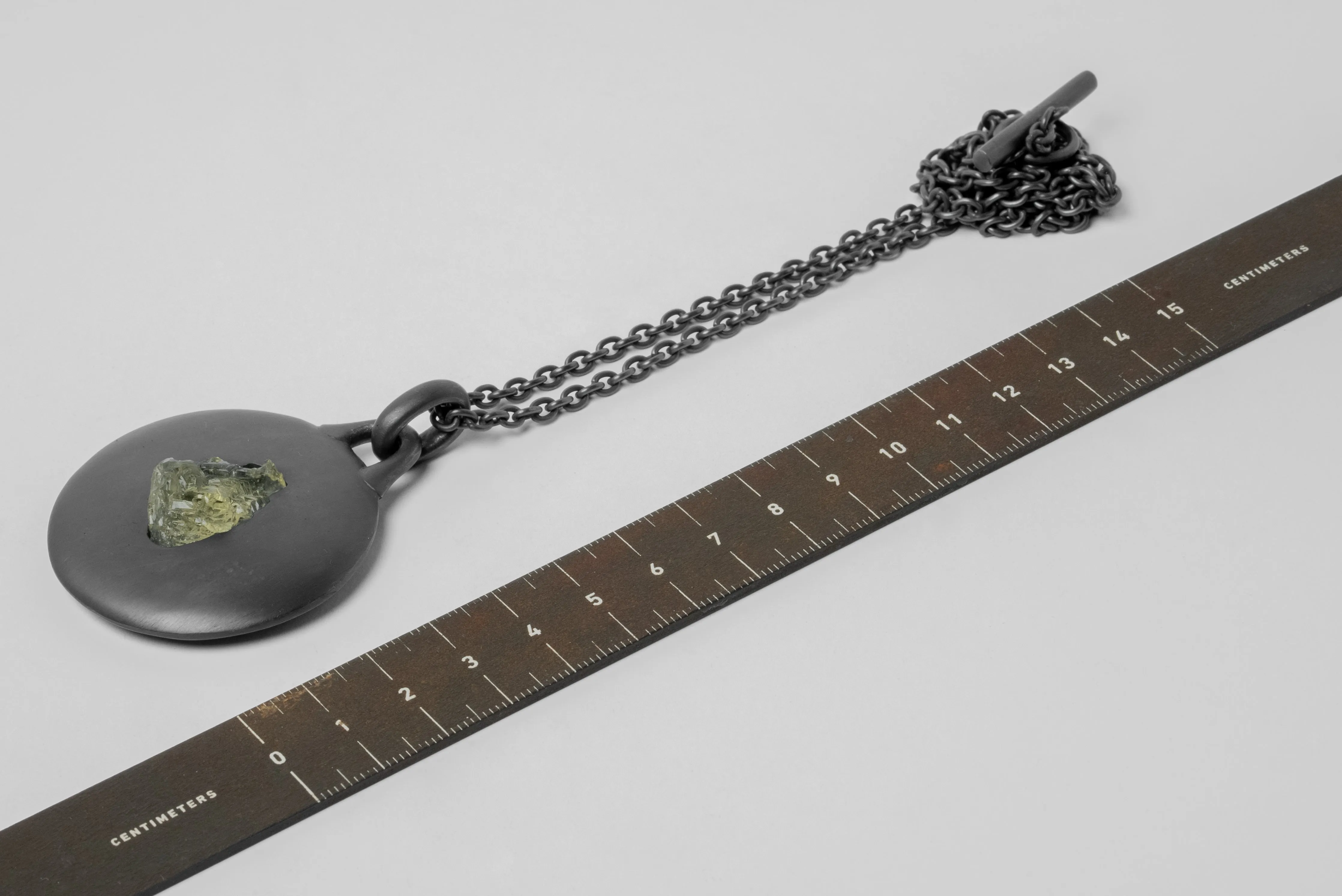 Morphed Disk Necklace (45mm, Heliodor, KA+HEL) sold by Parts of Four product image thumbnail 4