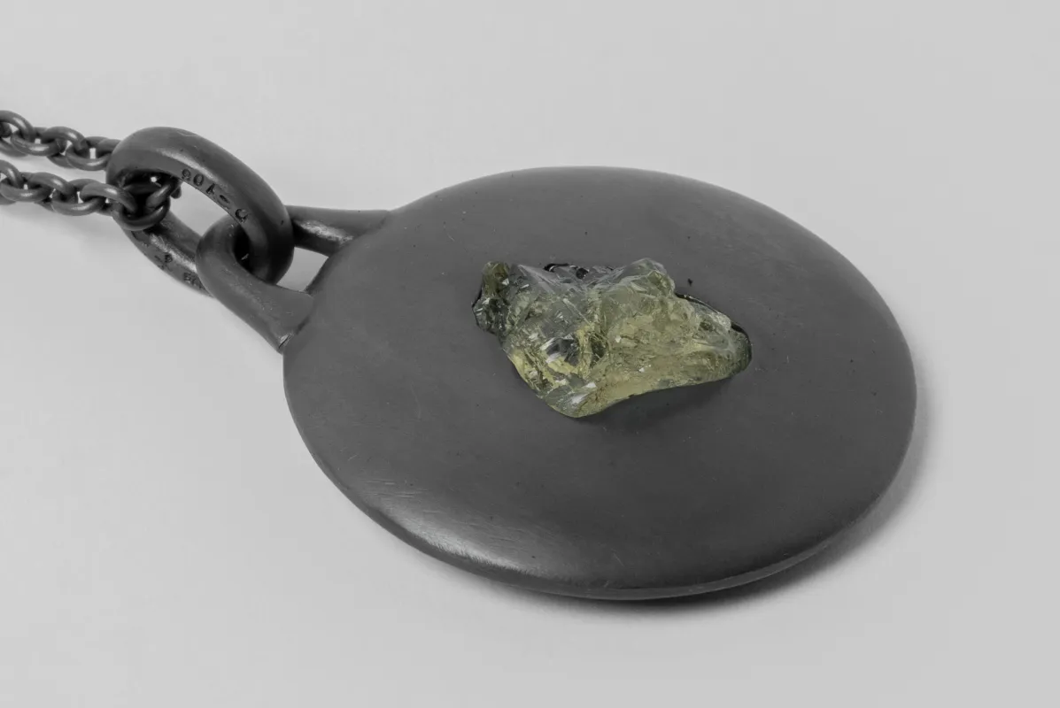 Morphed Disk Necklace (45mm, Heliodor, KA+HEL) sold by Parts of Four