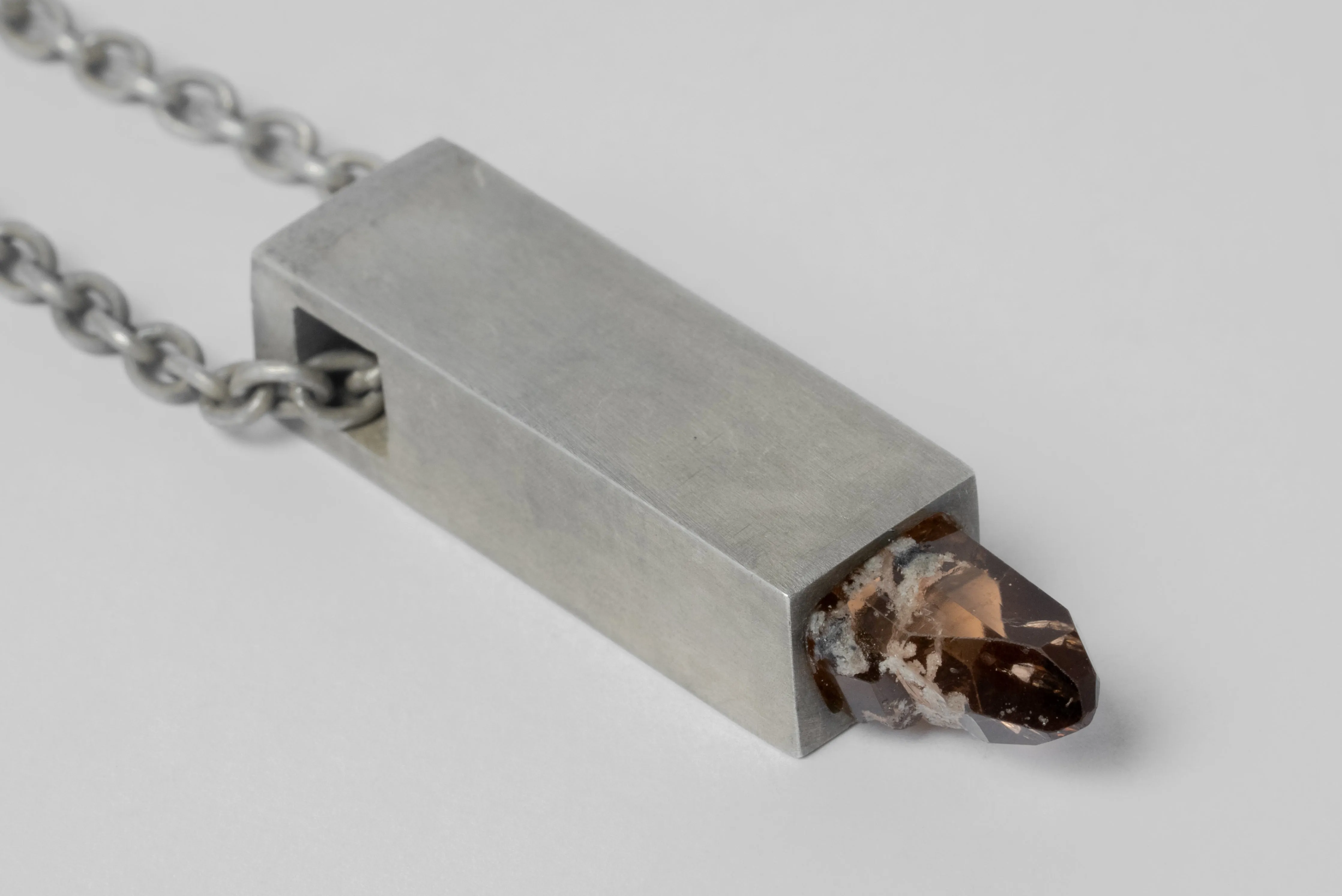 Talisman Cuboid Necklace (Golden Topaz, DA+TOP) sold by Parts of Four