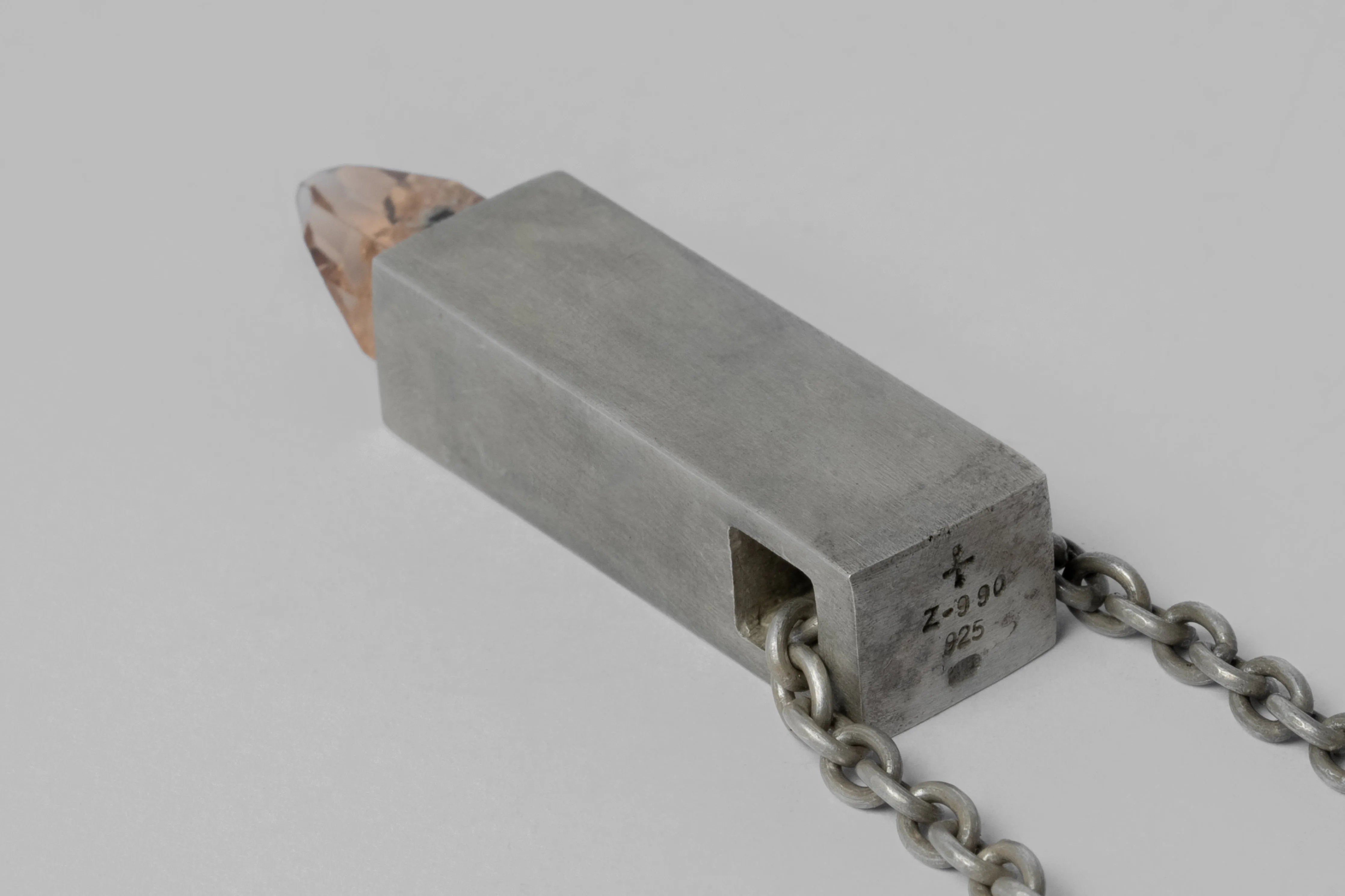 Talisman Cuboid Necklace (Golden Topaz, DA+TOP) sold by Parts of Four product image thumbnail 2