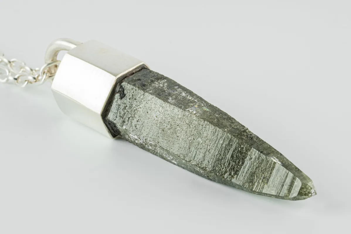 Talisman Necklace (Chlorite Included Quartz, MA+CIQ) sold by Parts of Four