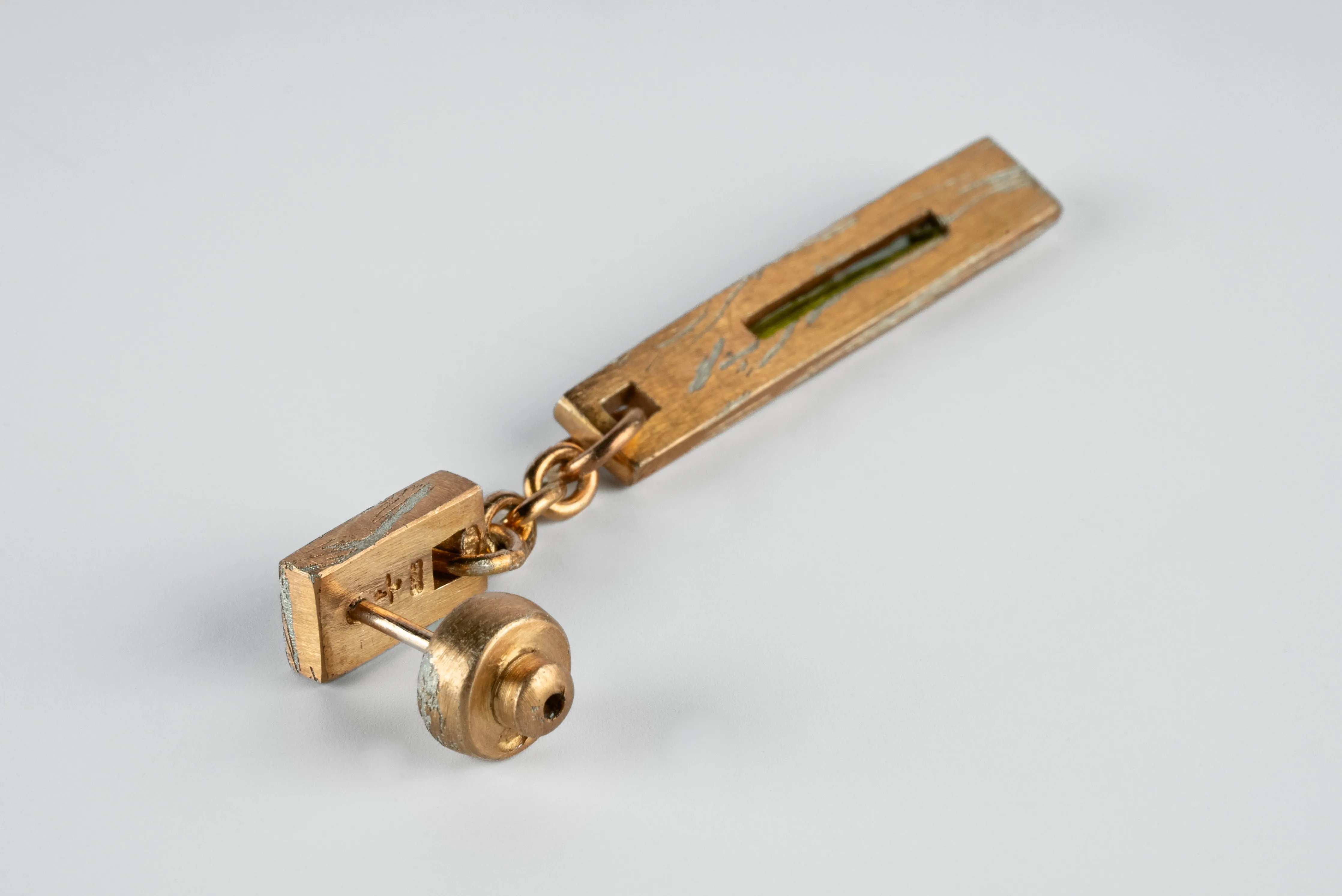 Plate Dangle Earring (Zincite, AMA+ZIN) sold by Parts of Four product image thumbnail 2