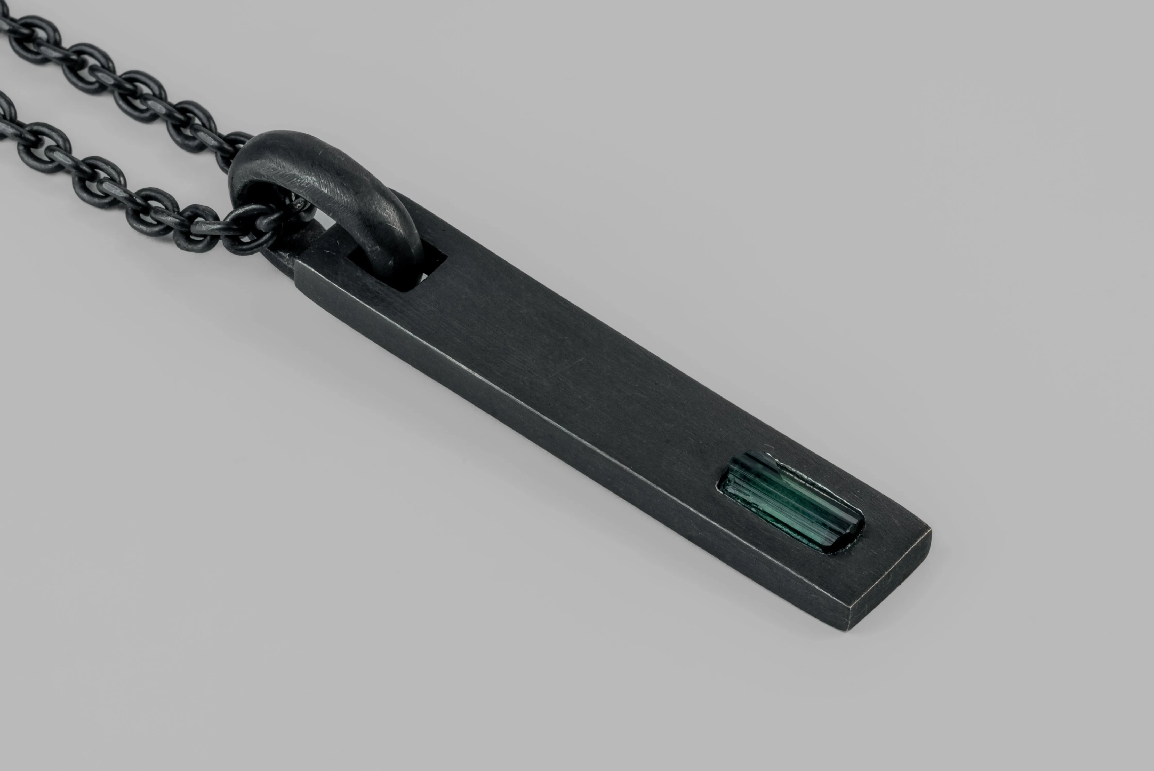 Plate Necklace (50cm, Adaptation, Verdelite, KA+VER) sold by Parts of Four