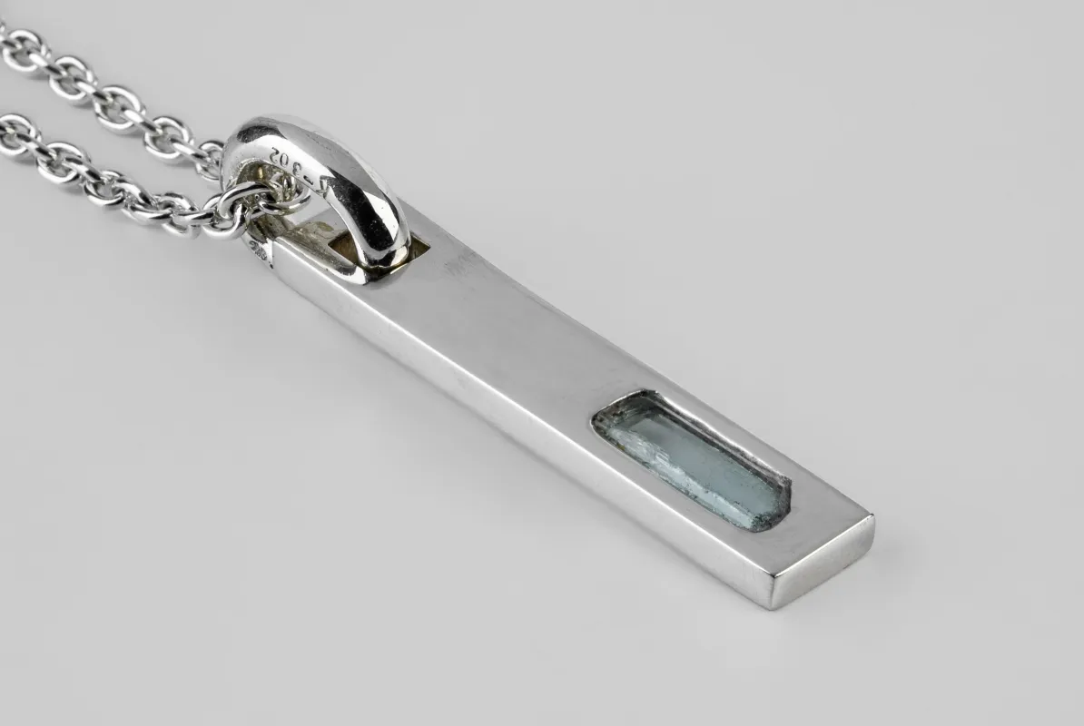 Plate Necklace (Adaptation, Beryl, PA+BER) sold by Parts of Four