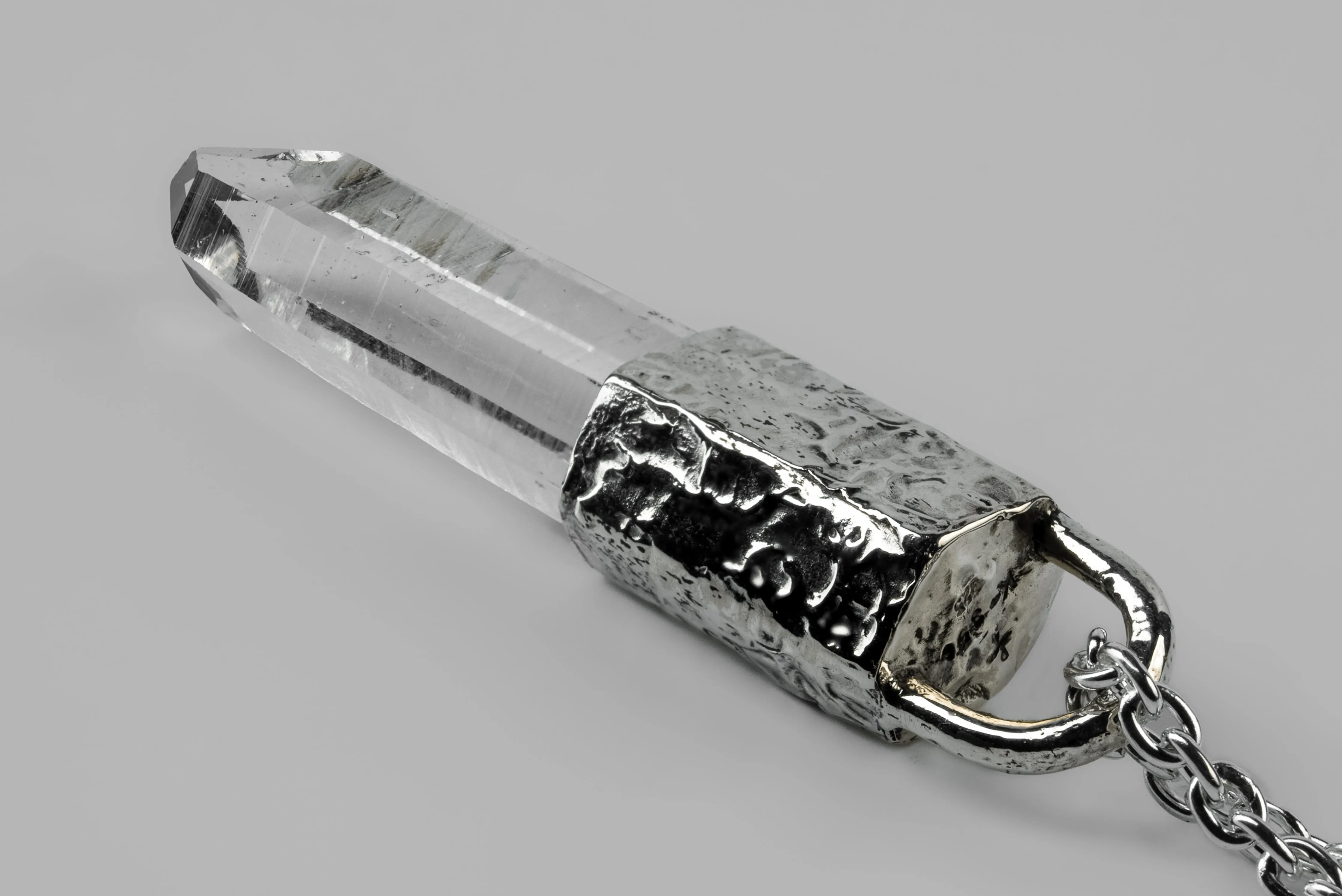 Talisman Necklace (Fuse, Lemurian Quartz, PA10KW+LEM) sold by Parts of Four product image thumbnail 2