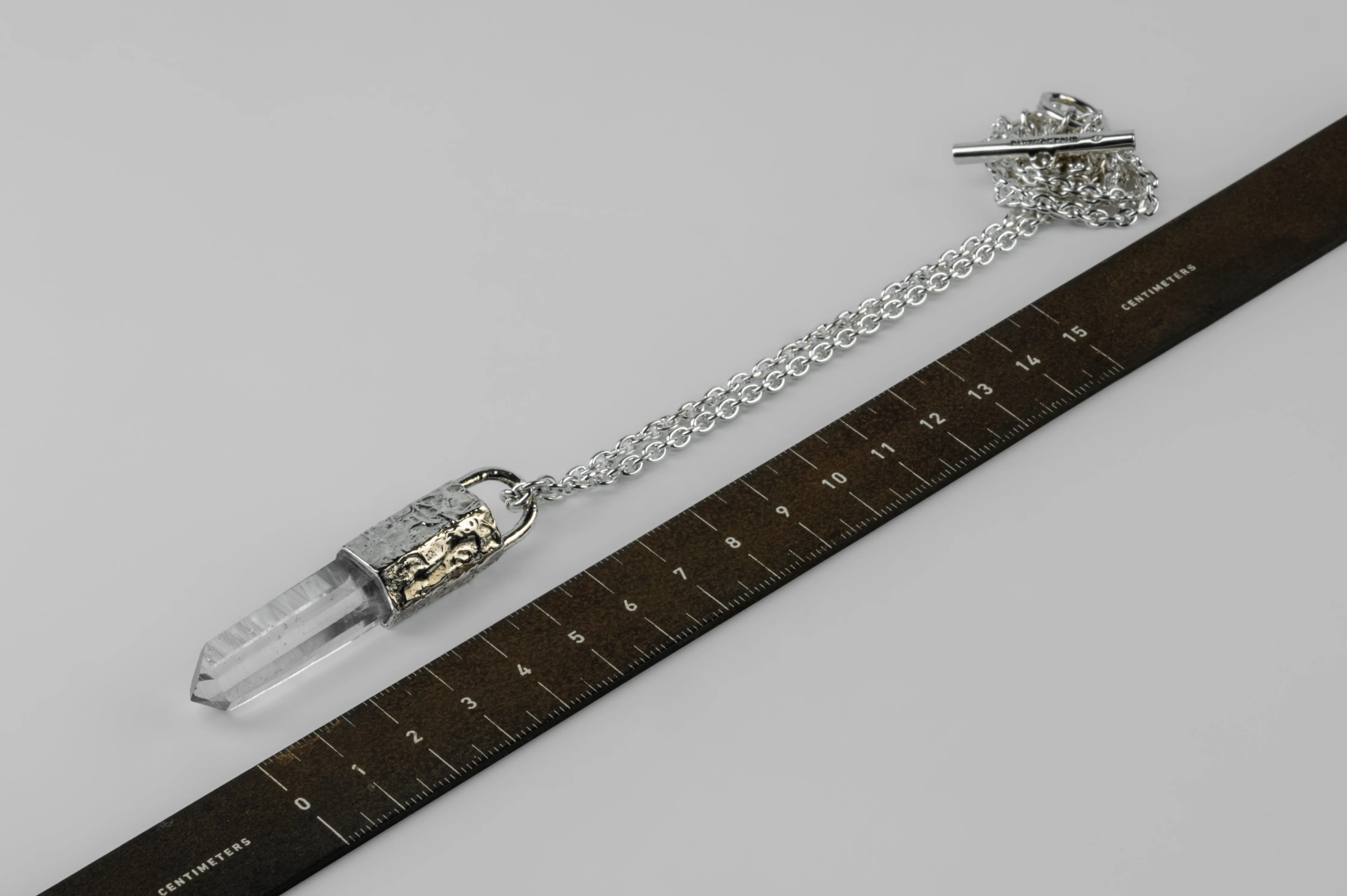 Talisman Necklace (Fuse, Lemurian Quartz, PA10KW+LEM) sold by Parts of Four product image thumbnail 5