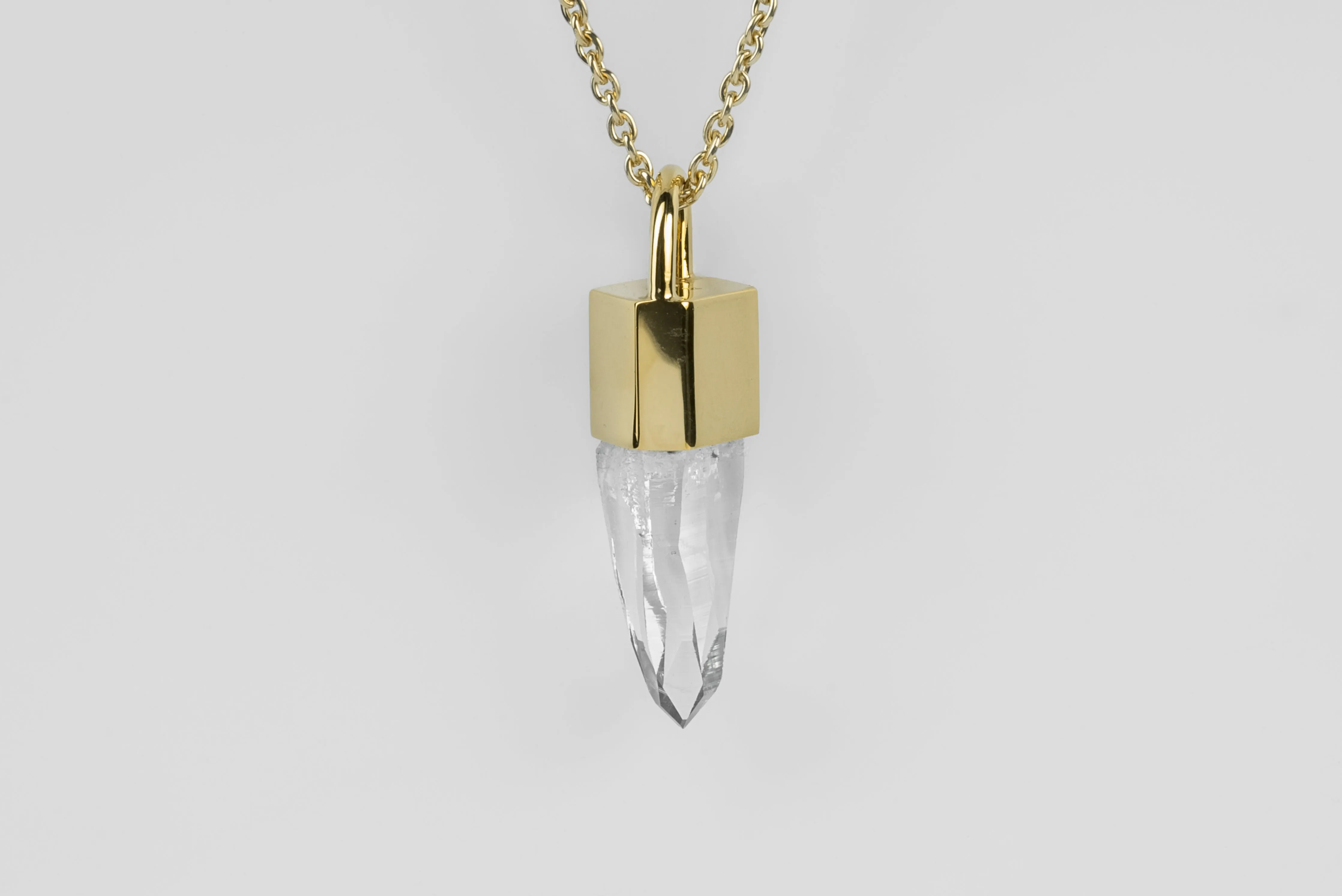 Talisman Necklace (Lemurian Quartz, YGA+LEM) sold by Parts of Four product image thumbnail 4
