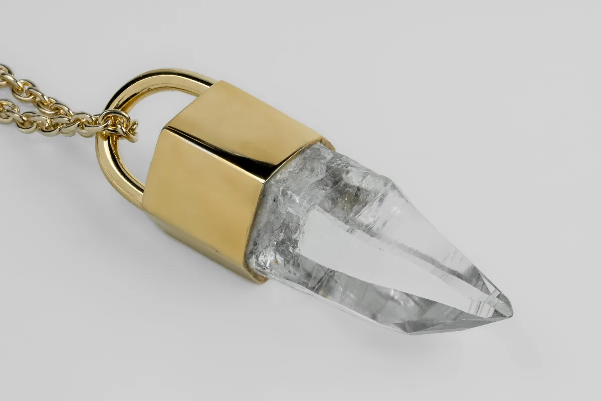 Talisman Necklace (Lemurian Quartz, YGA+LEM) sold by Parts of Four