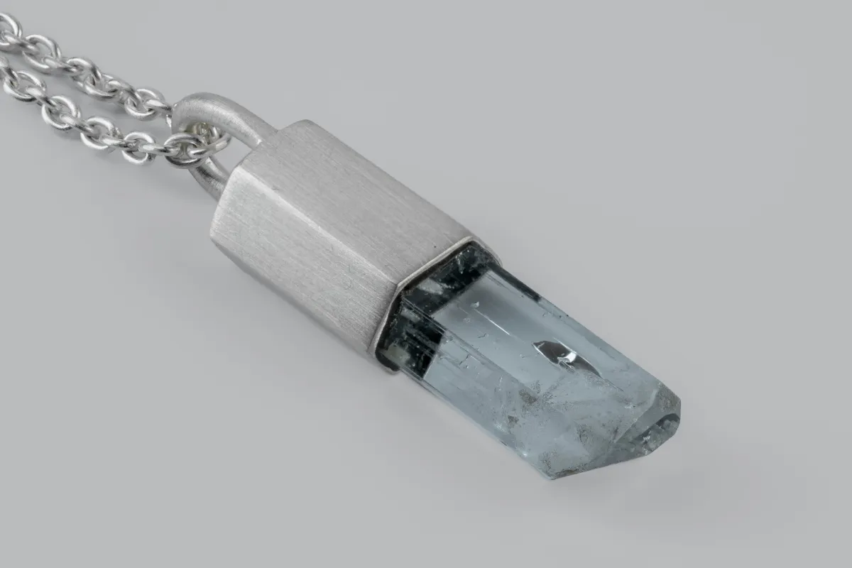 Talisman Necklace (Aquamarine, MA+AQU) sold by Parts of Four