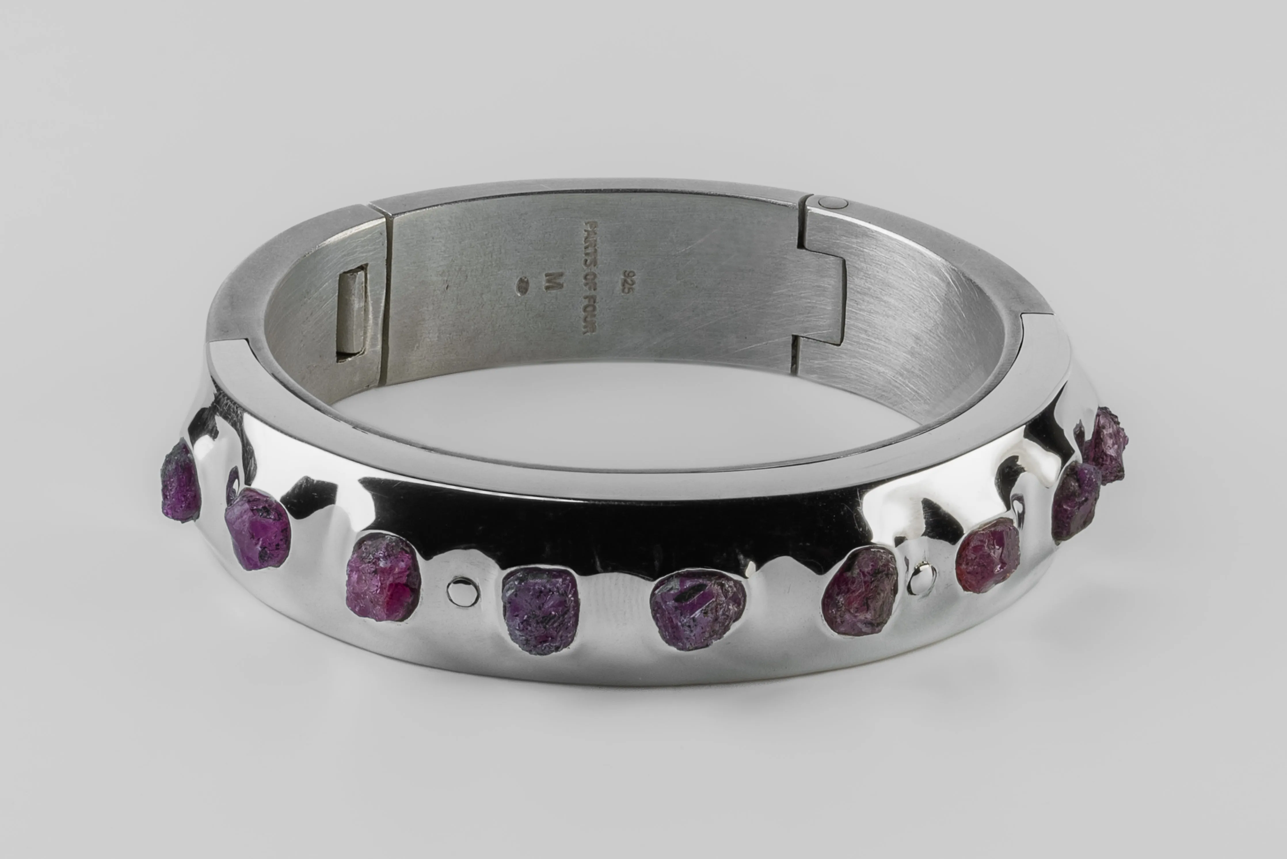 Sistema Bracelet v2 (Terrestrial, Raised Terraform, Dirty Ruby Slabs, 17mm, DA+PA+DRUS) sold by Parts of Four product image thumbnail 3