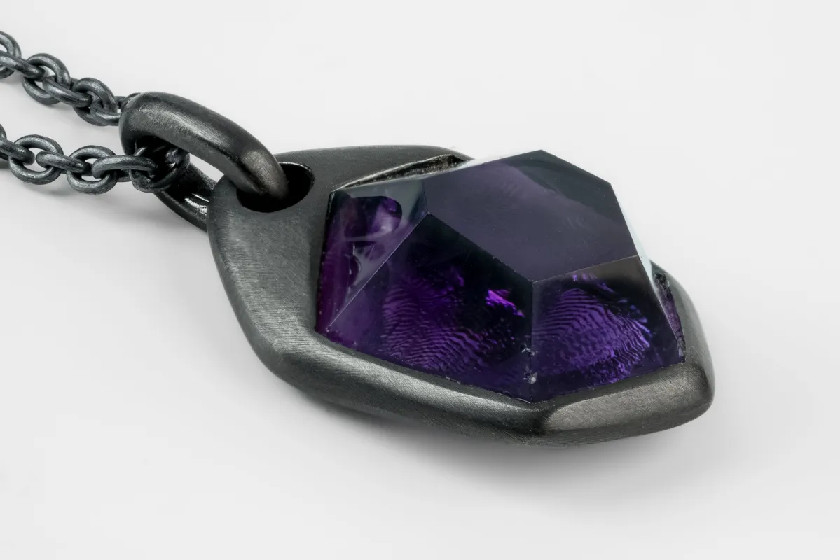 Halos Necklace (Amethyst, KA+AME) sold by Parts of Four