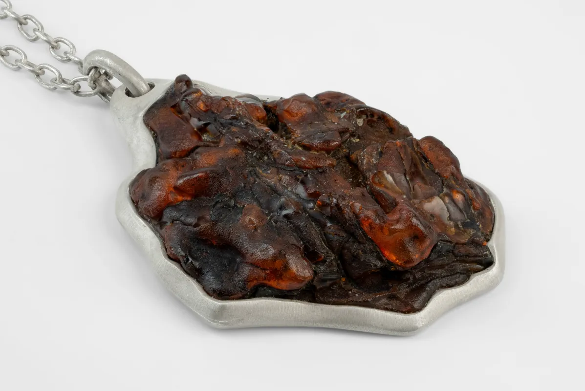 Halos Necklace (Amber, KA+AMB) sold by Parts of Four