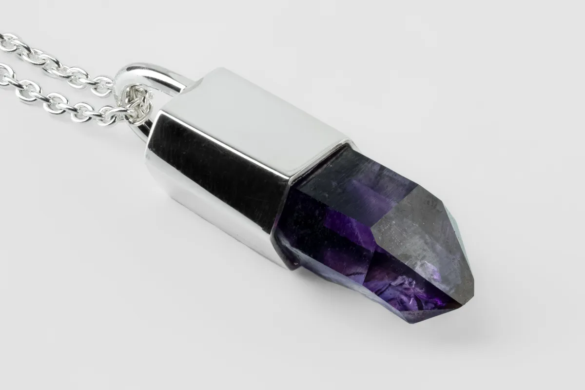Talisman Necklace (Amethyst, PA+AME) sold by Parts of Four