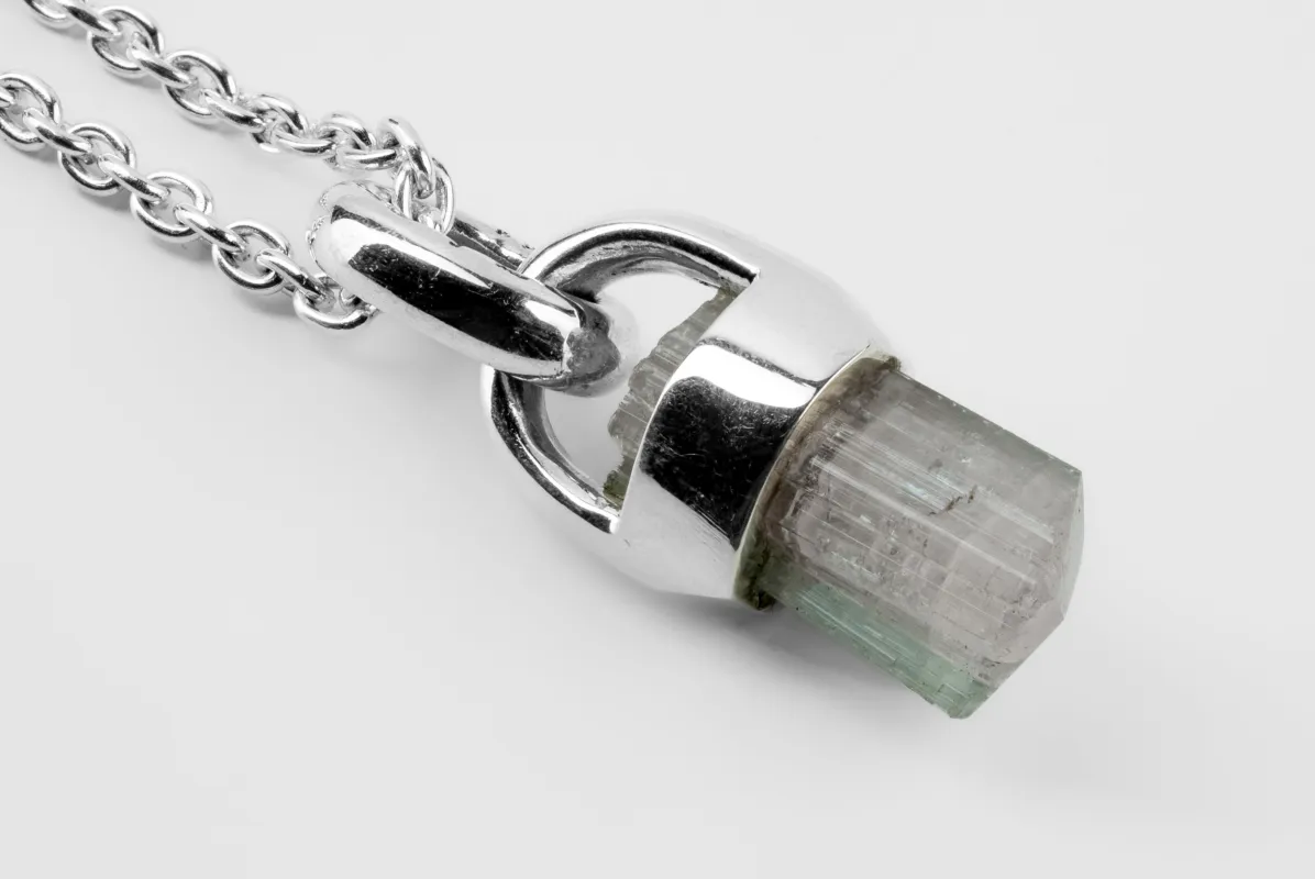 Talisman Necklace (50cm, Brace-Held, Elbaite, PA+ELB) sold by Parts of Four