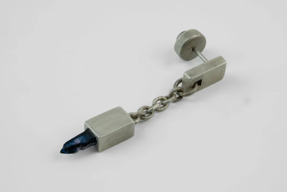 Talisman Dangle Earring (Winza Sapphire, DA+WIS) sold by Parts of Four