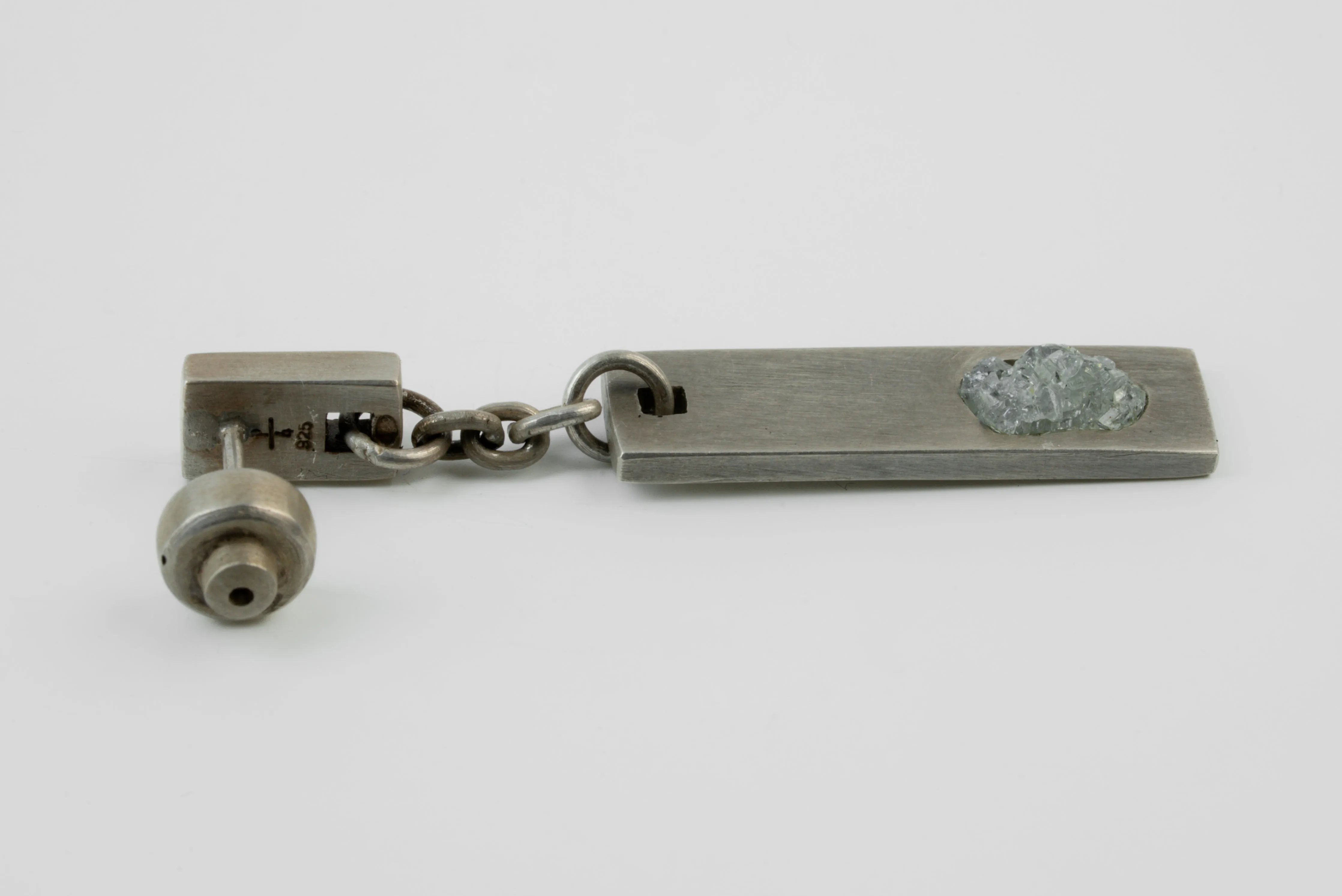 Talisman Plate Dangle Earring (Zincite, DA+ZIN) sold by Parts of Four product image thumbnail 3