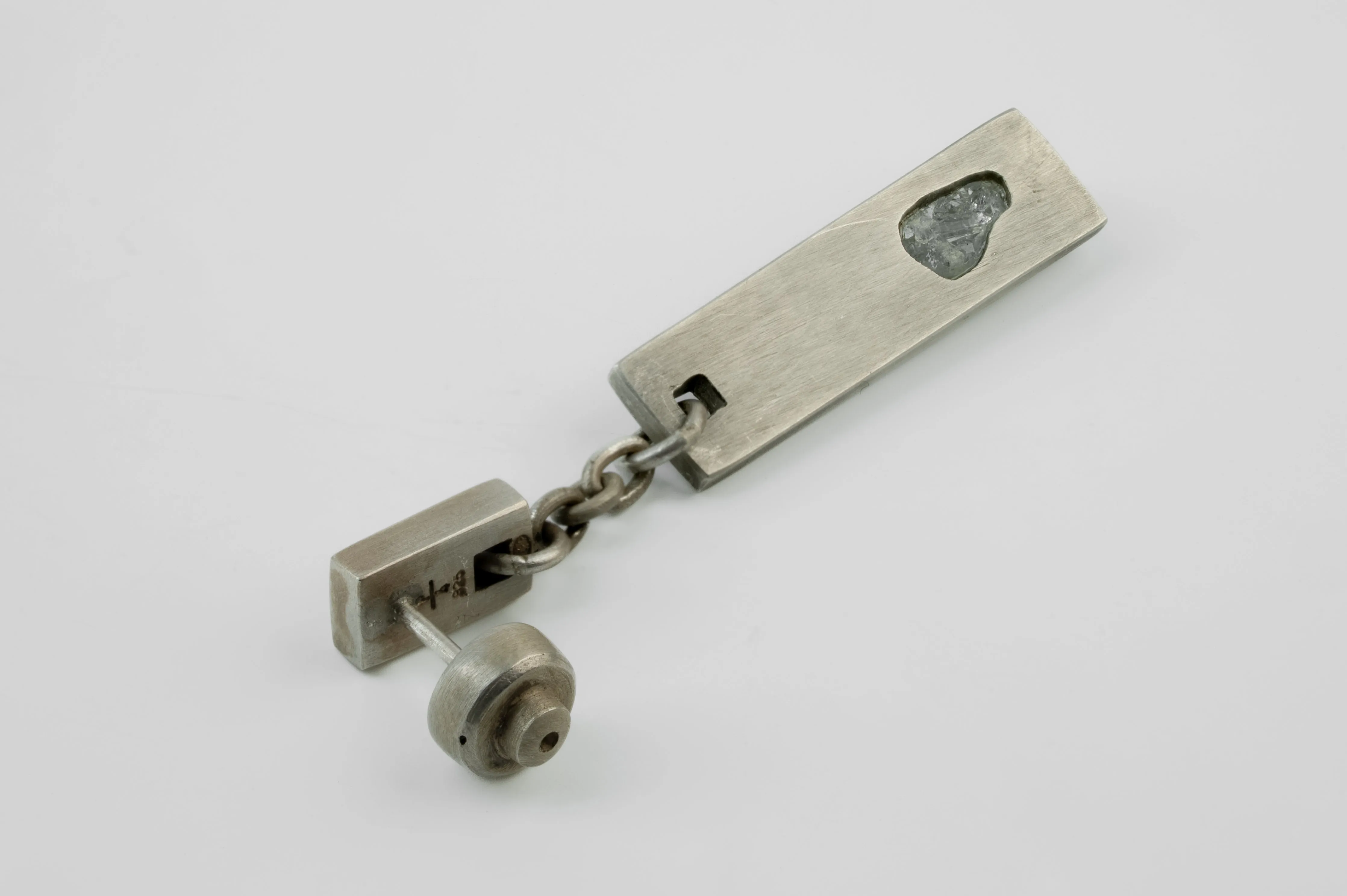 Talisman Plate Dangle Earring (Zincite, DA+ZIN) sold by Parts of Four product image thumbnail 2