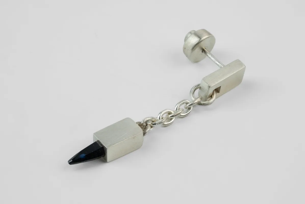 Talisman Dangle Earring (Winza Sapphire, MA+WIS) sold by Parts of Four