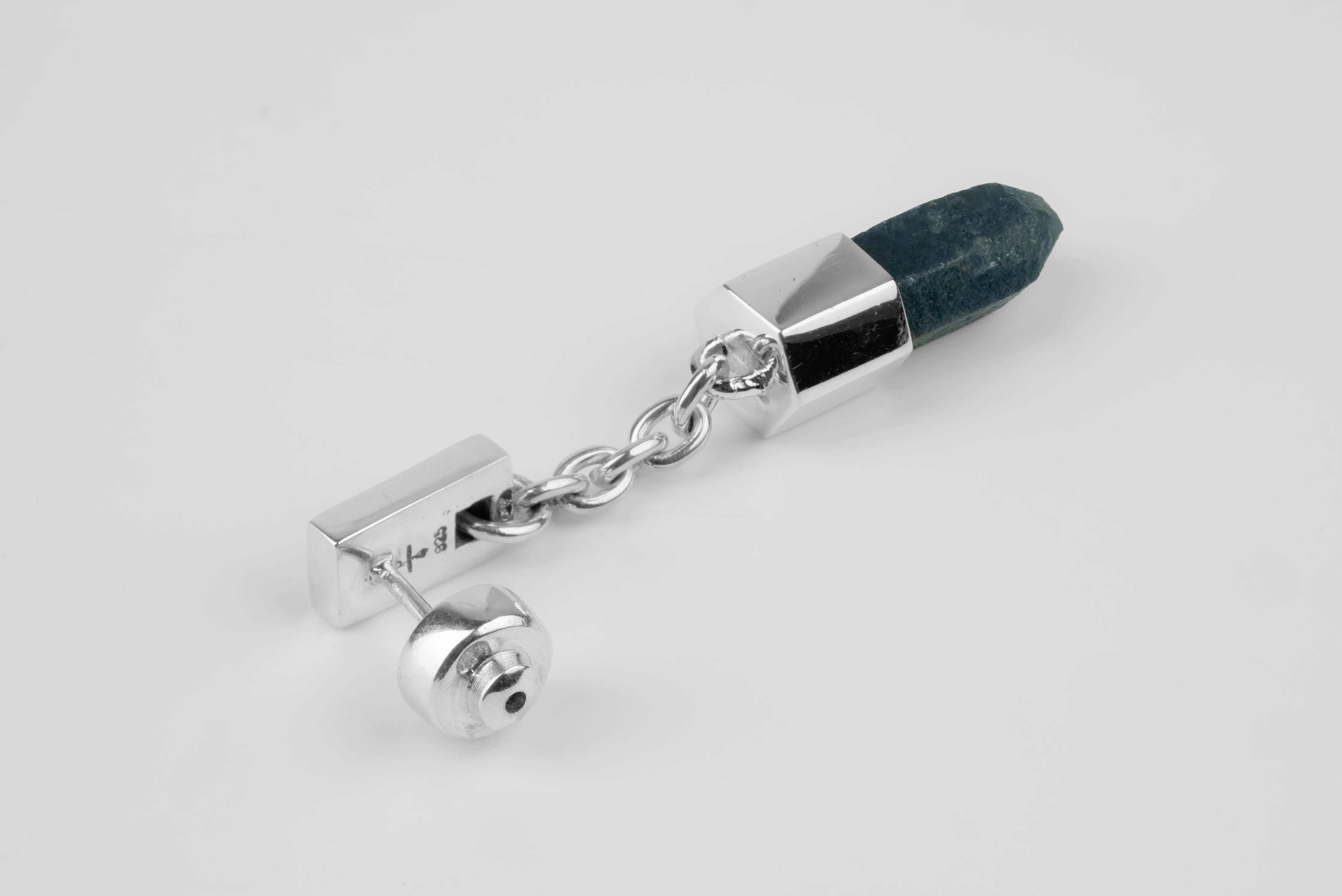 Talisman Dangle Earring (Sapphire Crystal, PA+SC) sold by Parts of Four product image thumbnail 2