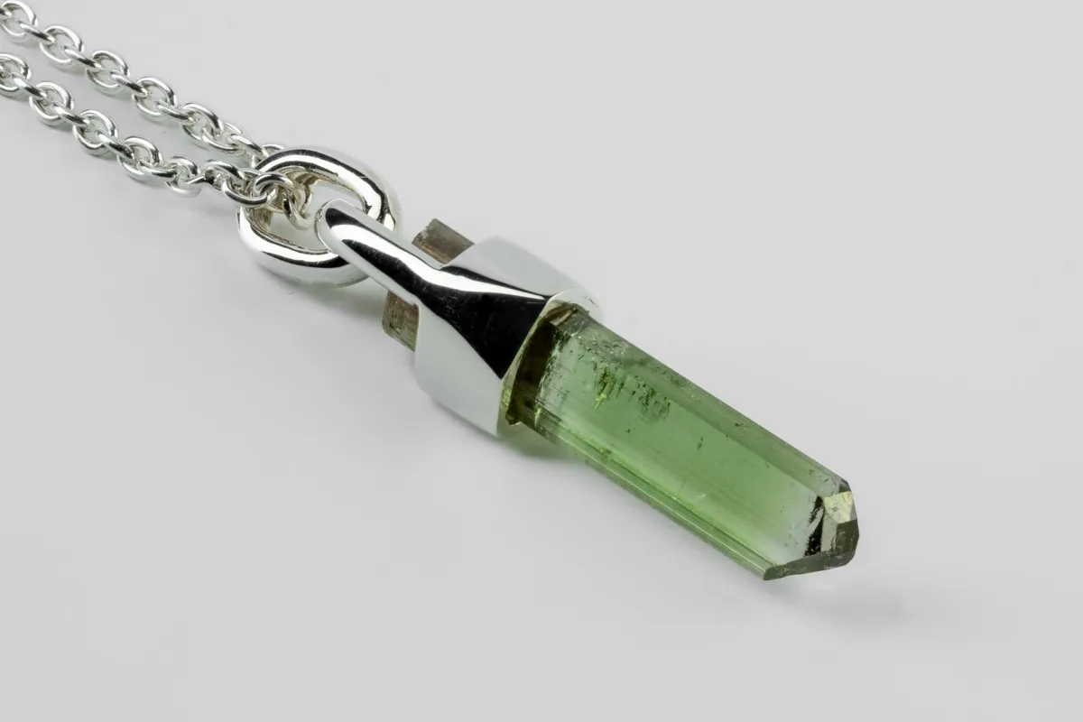 Talisman Necklace (50cm, Brace-Held, Verdelite, PA+VER) sold by Parts of Four