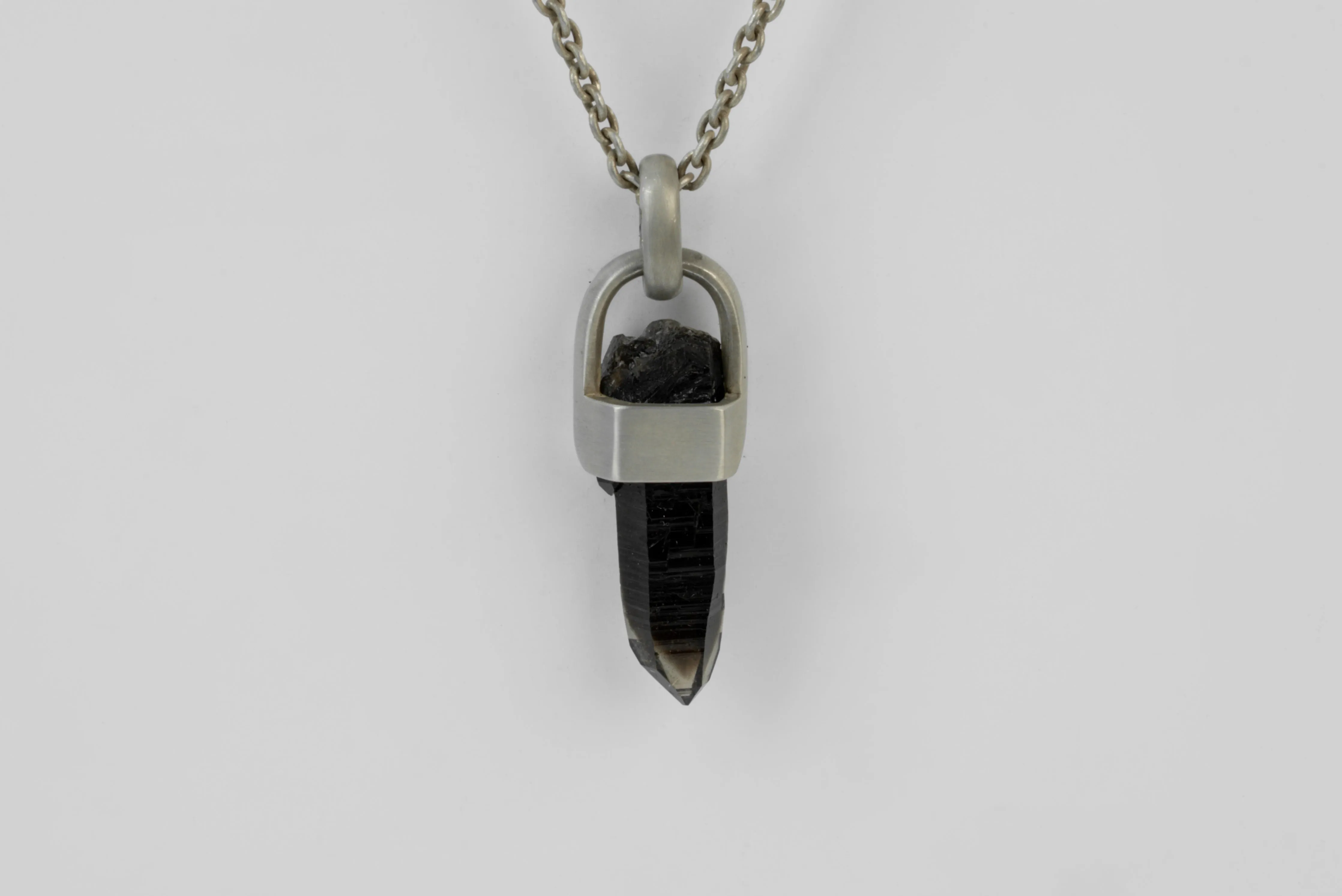 Talisman Necklace (Brace-Held, Smoky Quartz, DA+SQ) sold by Parts of Four product image thumbnail 3