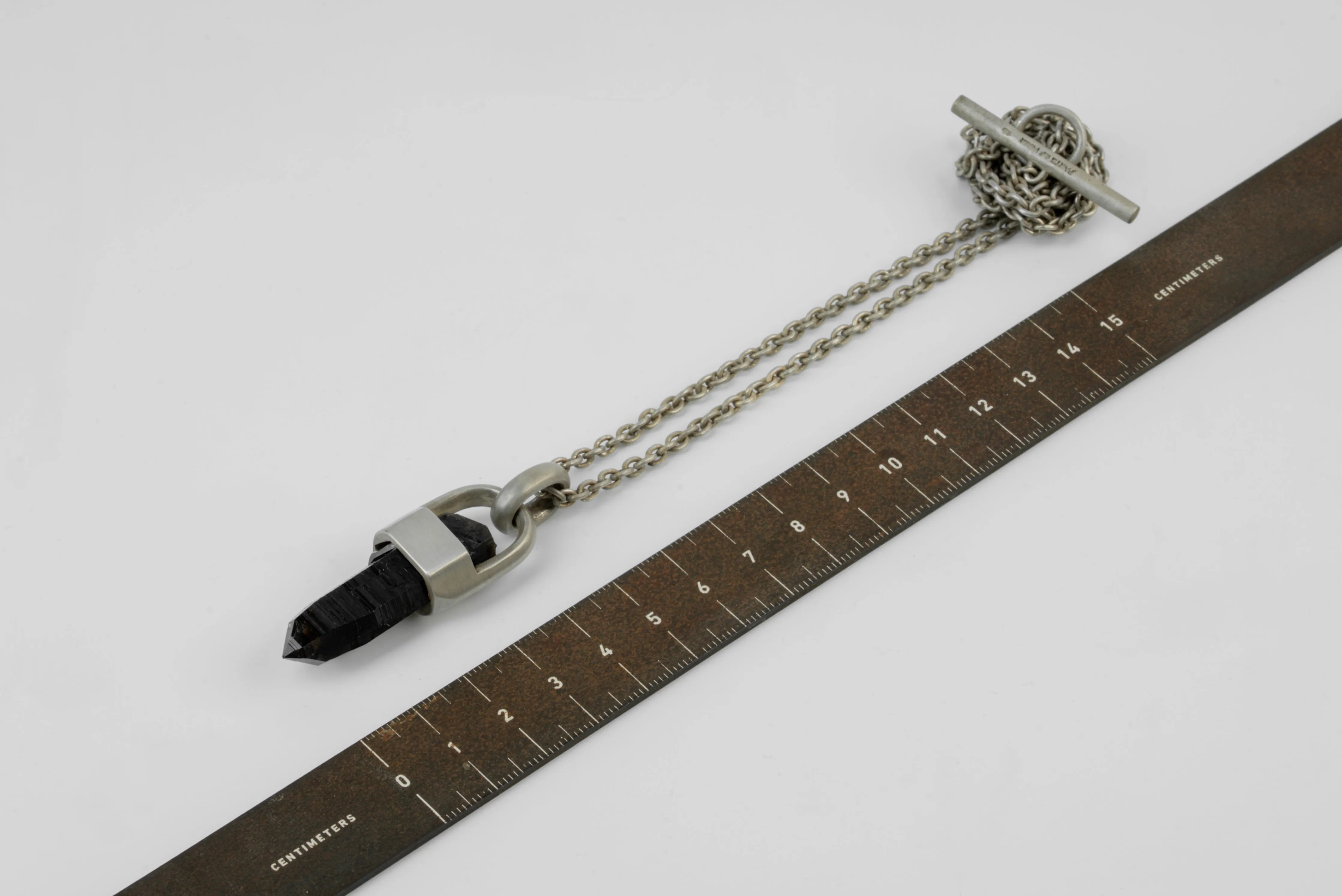 Talisman Necklace (Brace-Held, Smoky Quartz, DA+SQ) sold by Parts of Four product image thumbnail 5