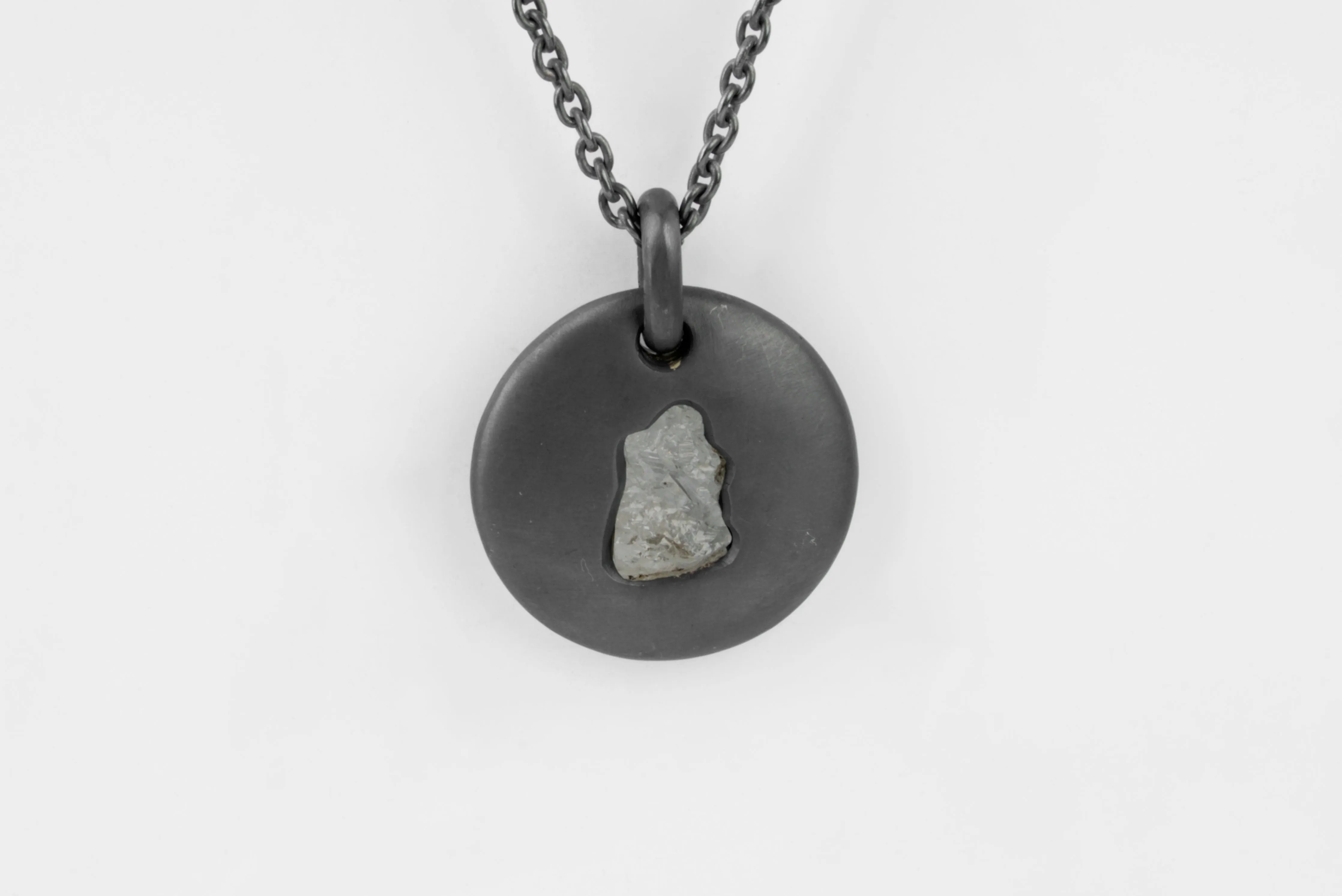 Disk Necklace (35mm, Portal, Quartz, KA+Q) sold by Parts of Four product image thumbnail 4