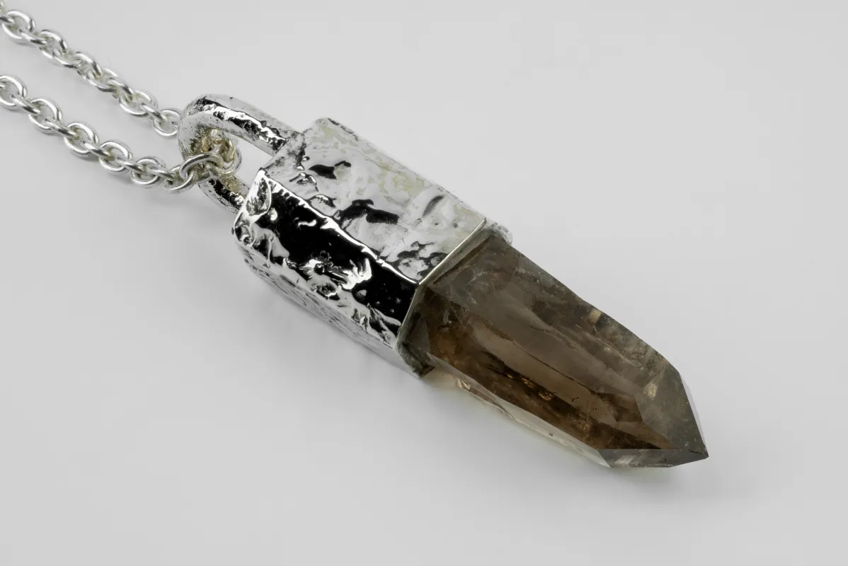 Talisman Necklace (Fuse, Smoky Quartz, MA10KW+SQ) sold by Parts of Four
