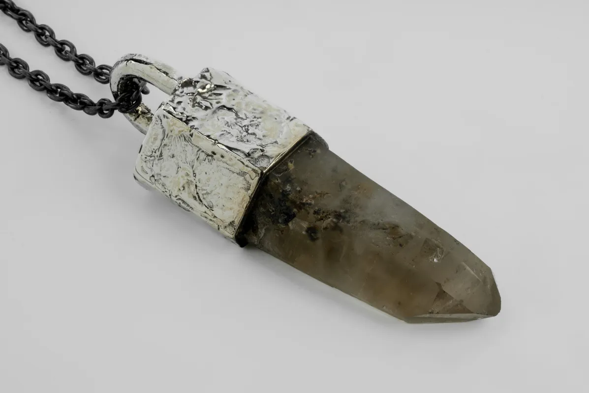 Talisman Necklace (Fuse, Smoky Quartz, KA10KW+SQ) sold by Parts of Four