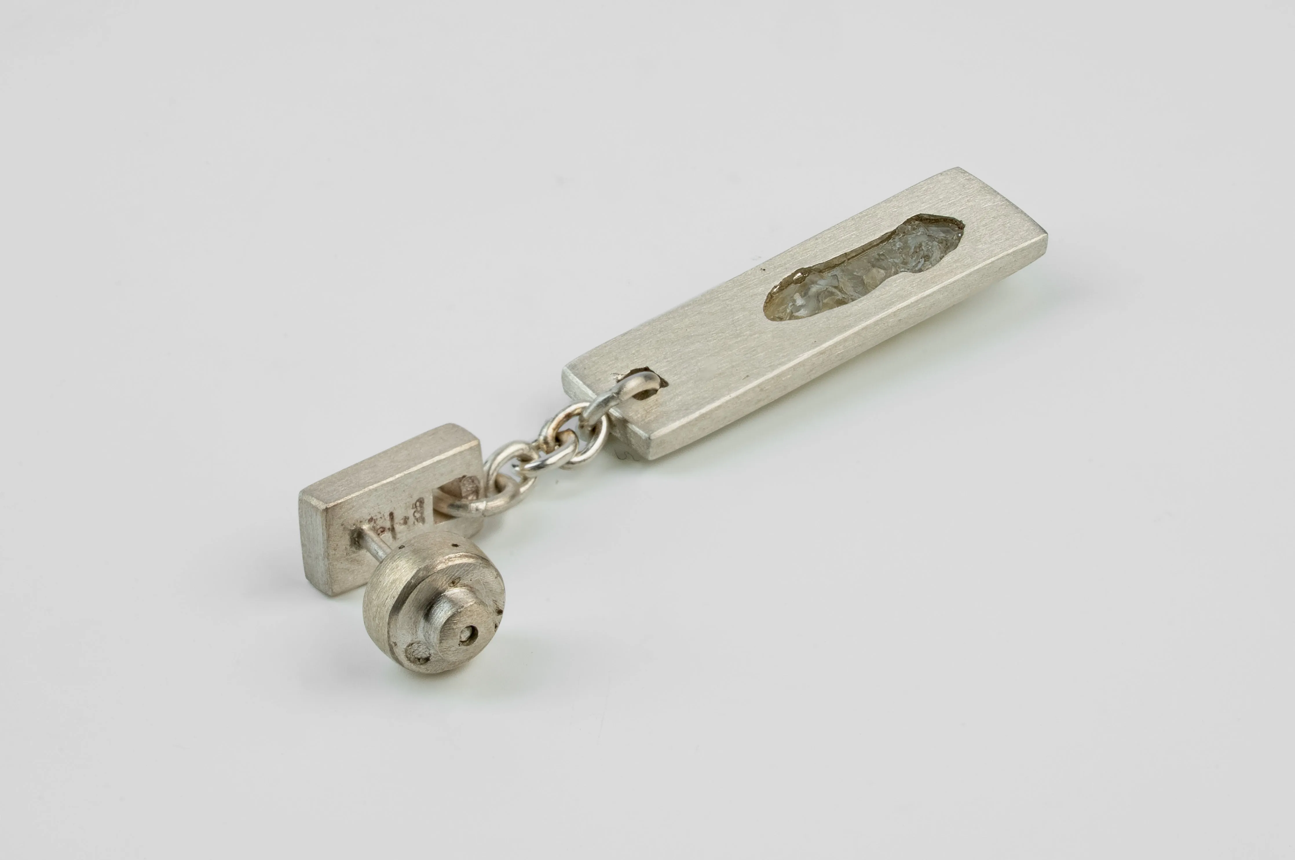 Talisman Plate Dangle Earring (Zincite, MA+ZIN) sold by Parts of Four product image thumbnail 2