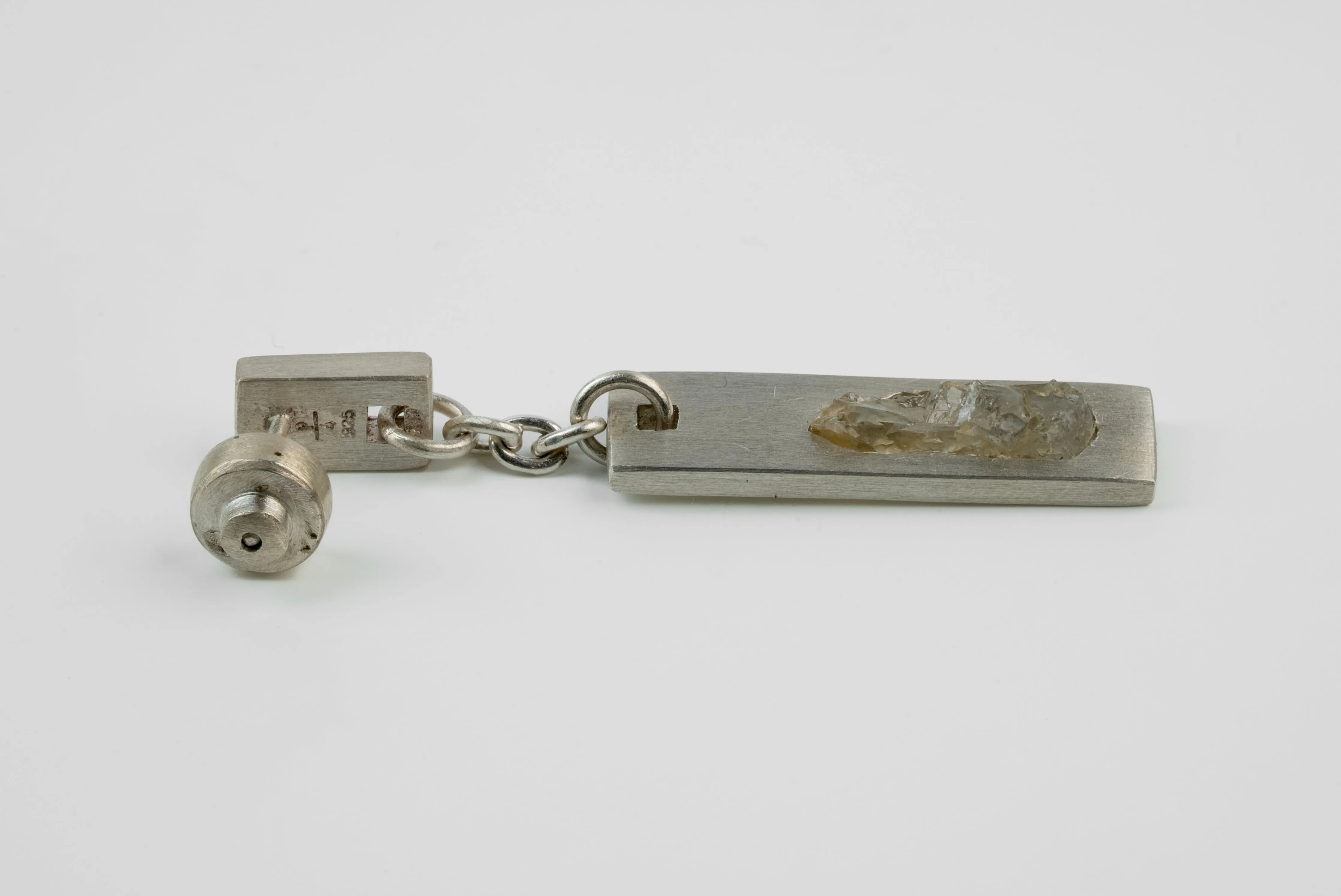 Talisman Plate Dangle Earring (Zincite, MA+ZIN) sold by Parts of Four product image thumbnail 3