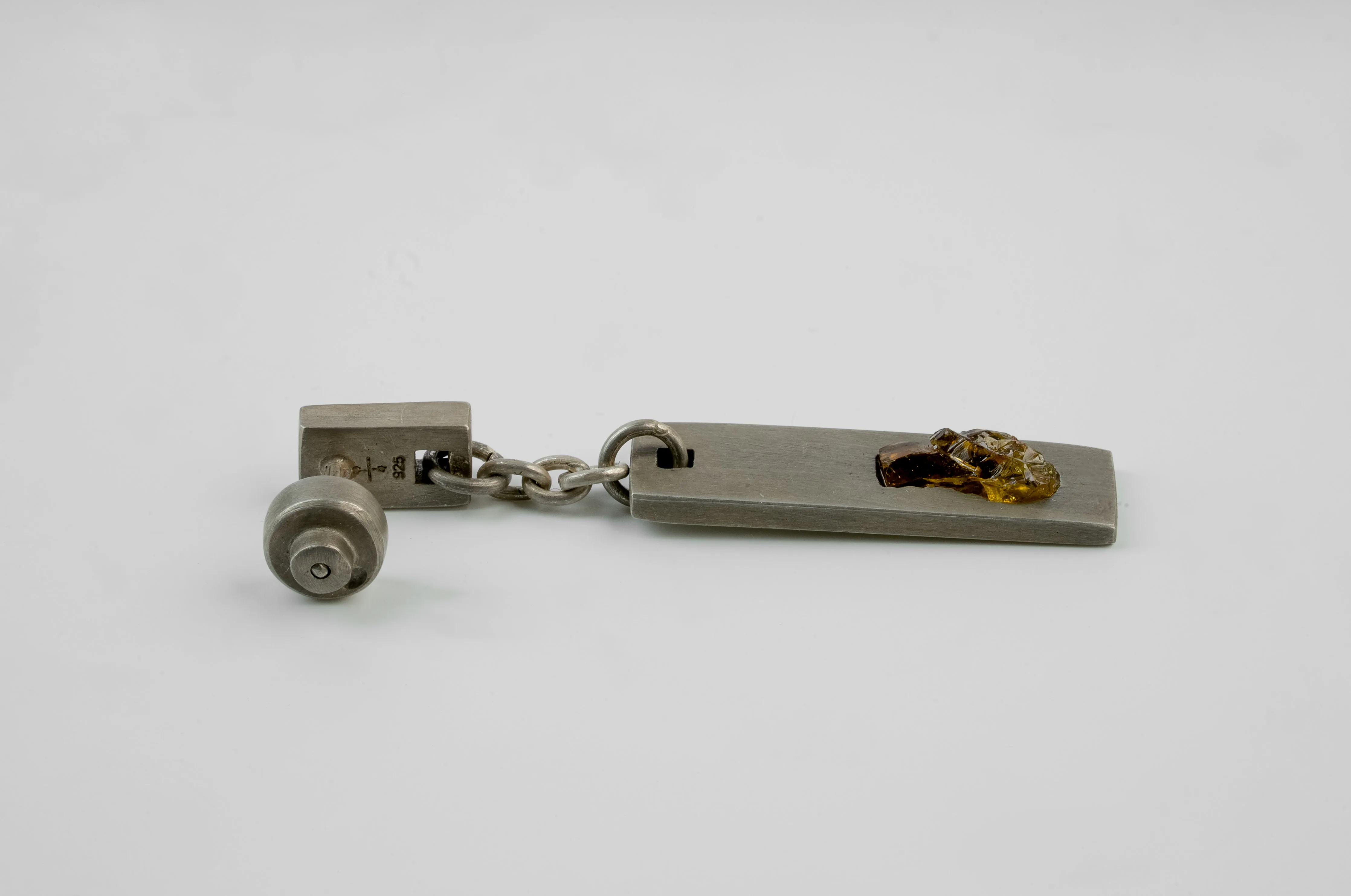 Talisman Plate Dangle Earring (Zincite, DA+ZIN) sold by Parts of Four product image thumbnail 3