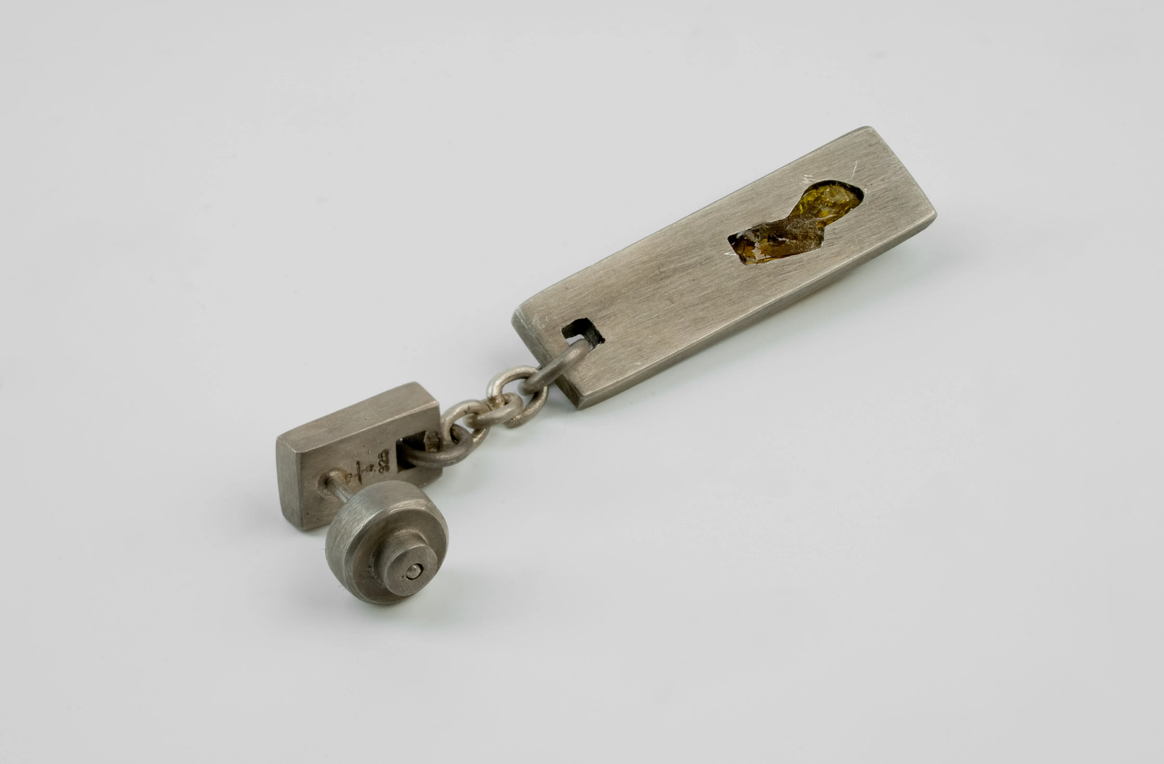 Talisman Plate Dangle Earring (Zincite, DA+ZIN) sold by Parts of Four product image thumbnail 2