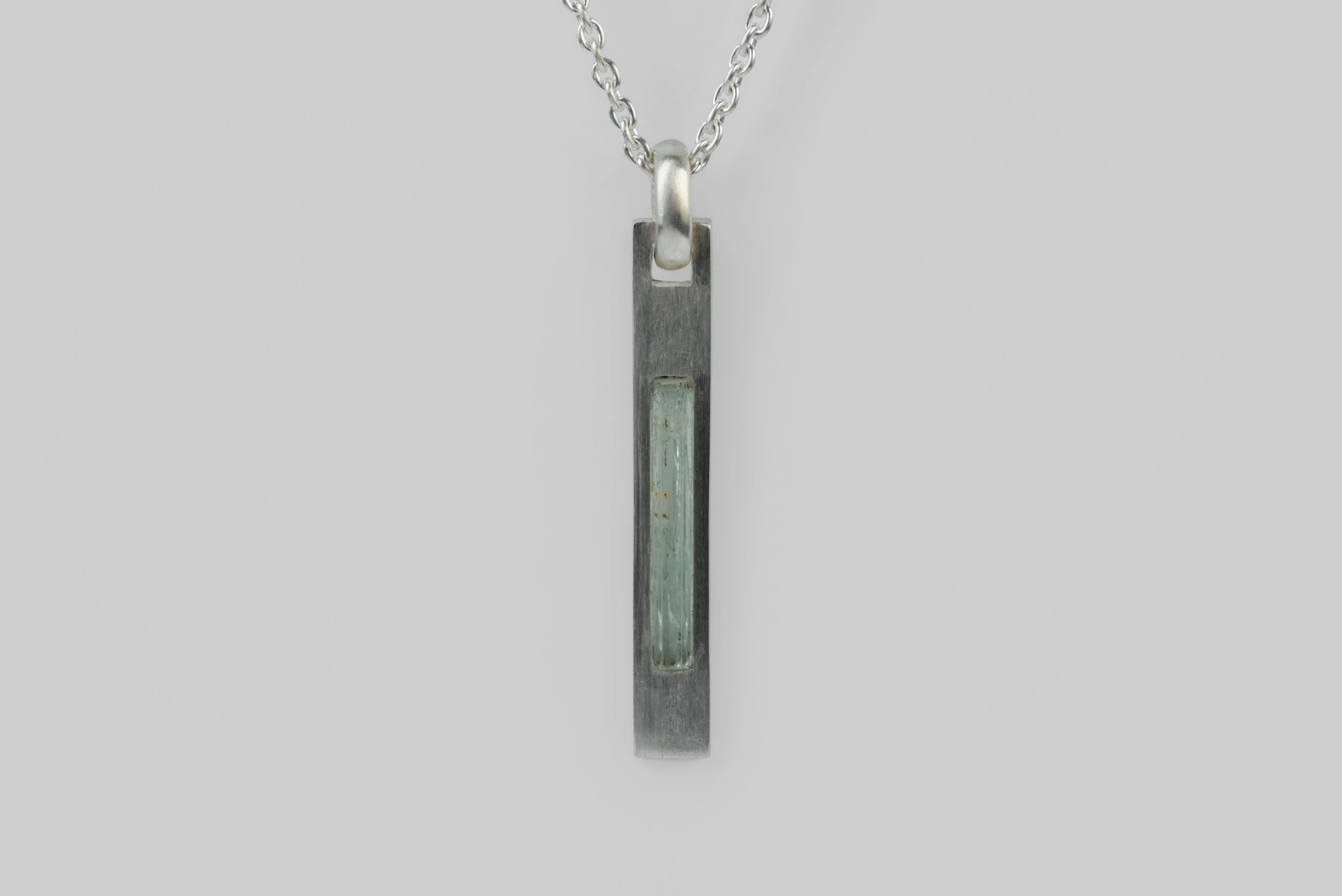 Plate Necklace (Adaptation, Emerald, MA+EMER) sold by Parts of Four product image thumbnail 3