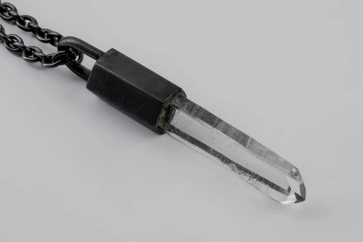 Talisman Necklace (50cm, Lemurian Quartz, KA+LEM) sold by Parts of Four