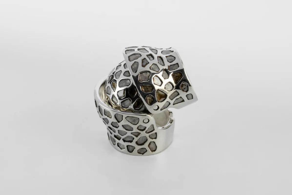 Parts of Four × Fangophilia—Joint Ring Pure (Full Mega Pavé, PA+DIA) sold by Parts of Four